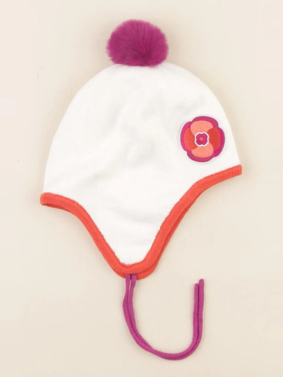 Jacadi - bonnet blanc - 24/36 mois