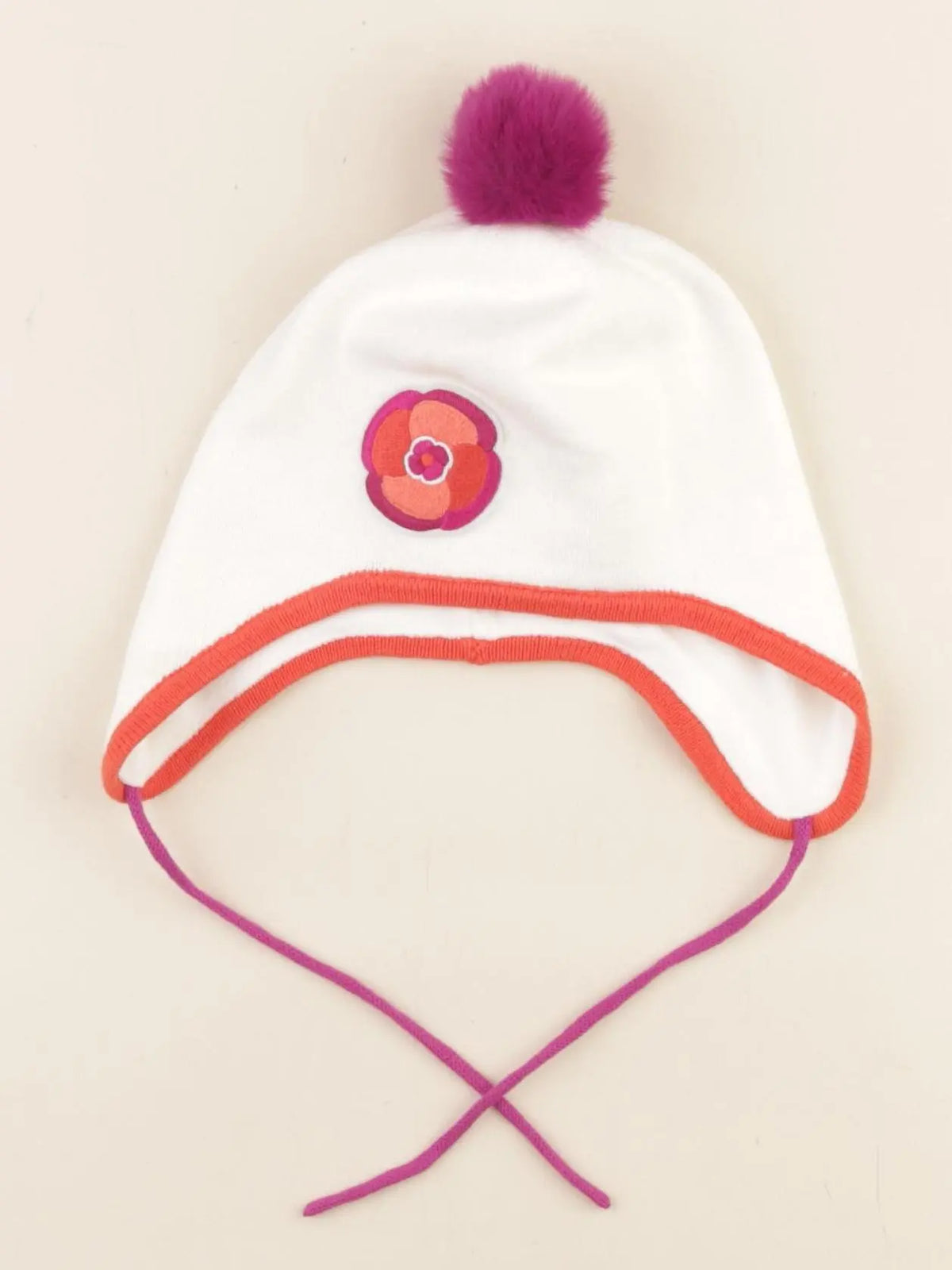 Jacadi - bonnet blanc - 24/36 mois