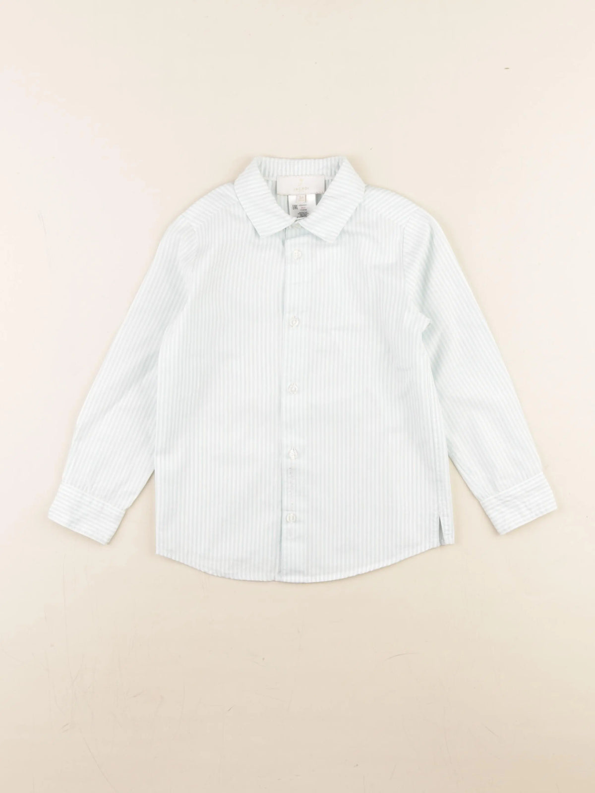 Jacadi - chemise blanc, bleu - 5 ans