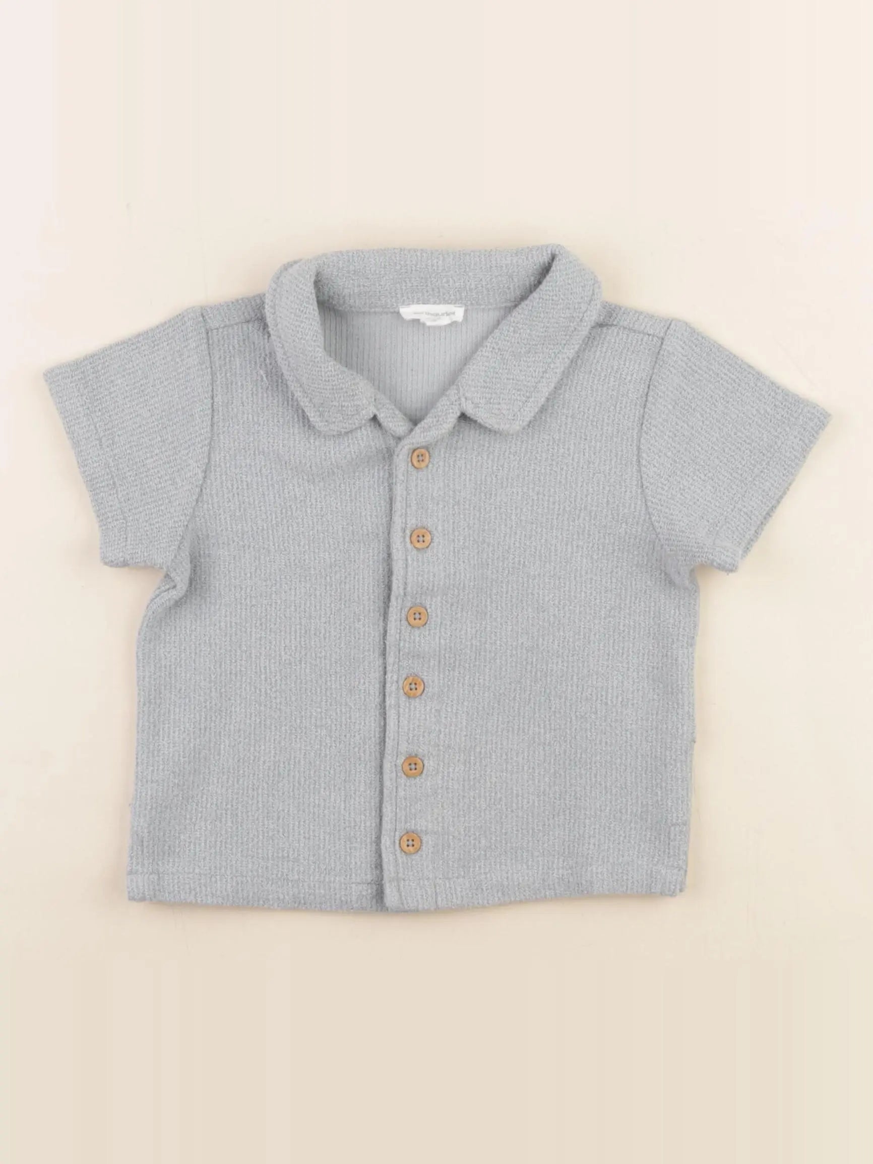 Vertbaudet - polo vert - 18 mois