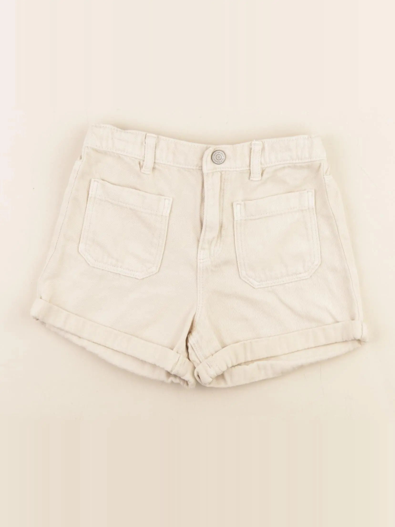 Vertbaudet - short beige - 5 ans