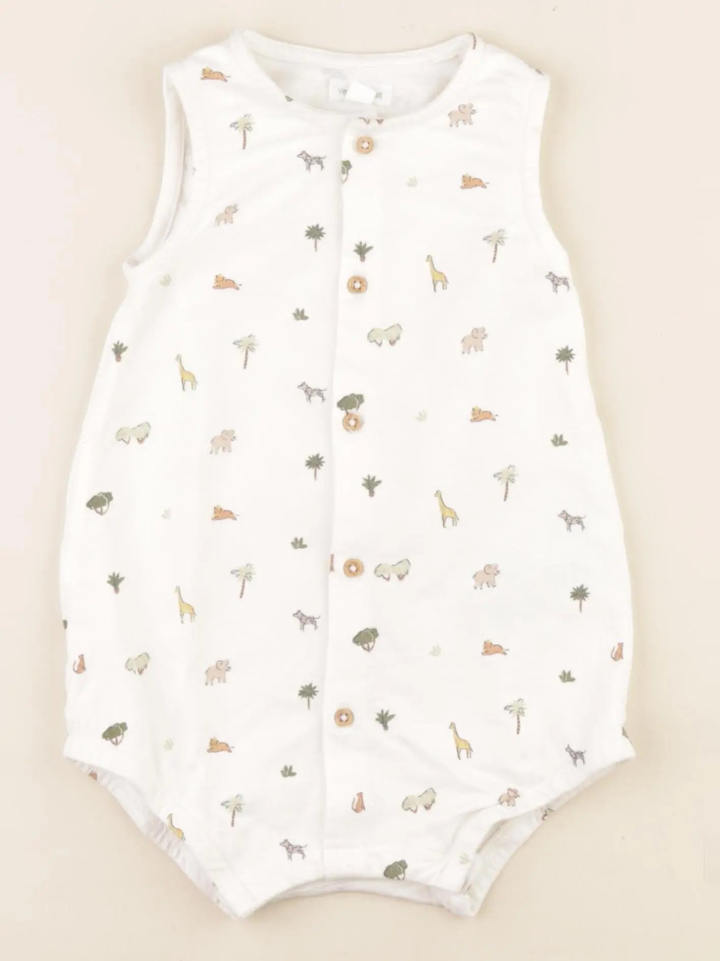 Vertbaudet - combinaison blanc - 18 mois