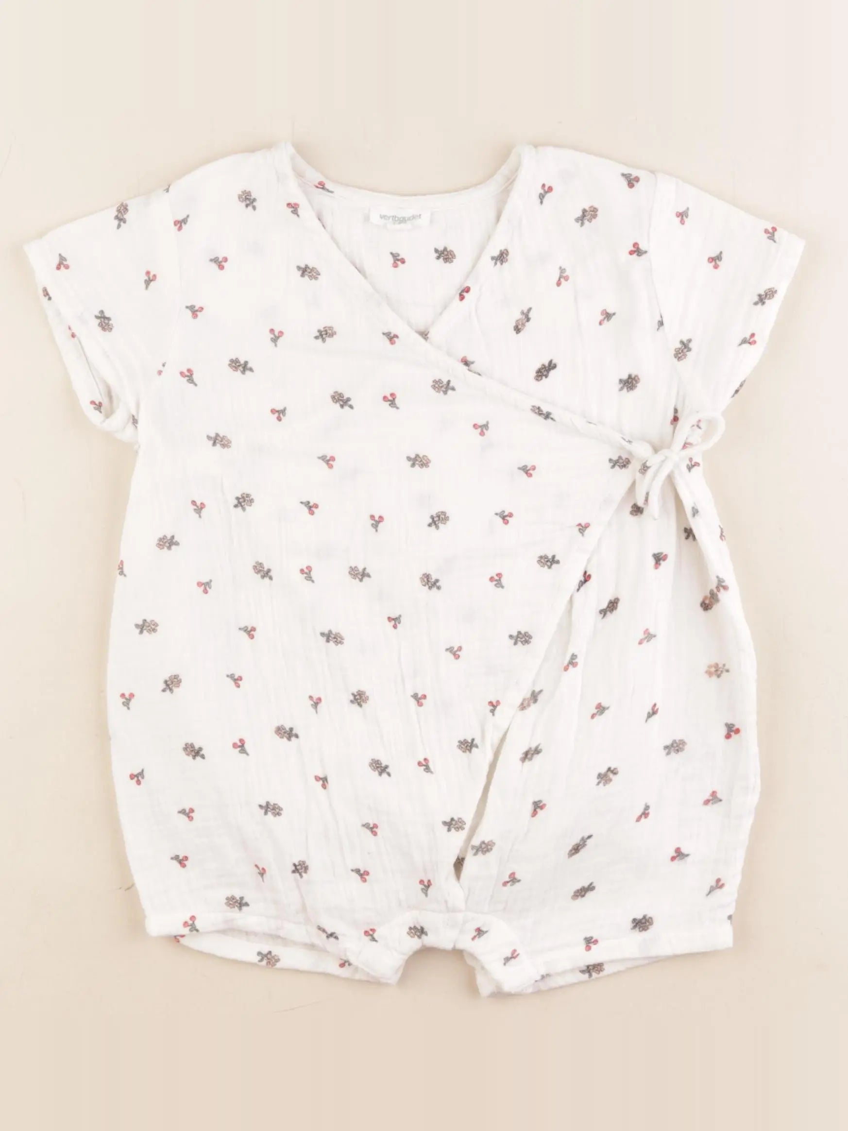 Vertbaudet - combinaison blanc - 2 ans