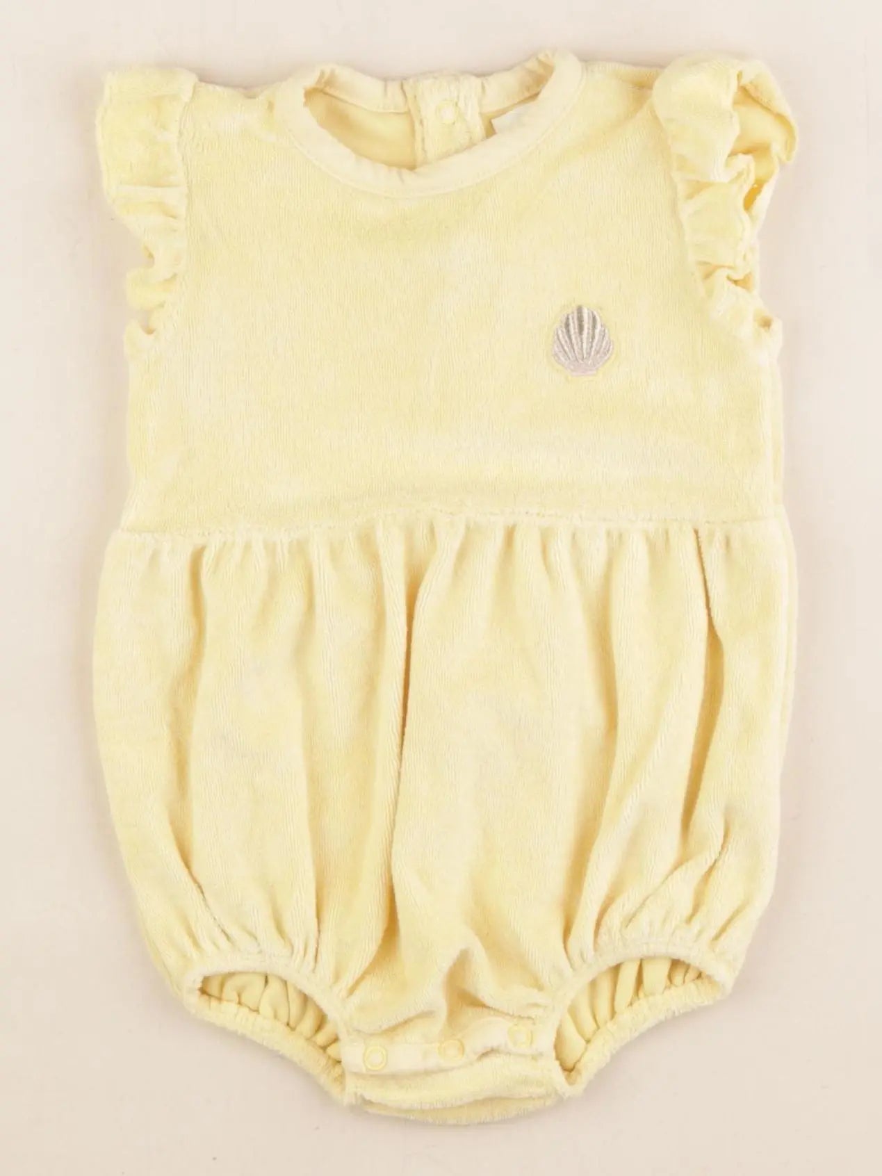 Bouchara - combinaison jaune - 6 mois