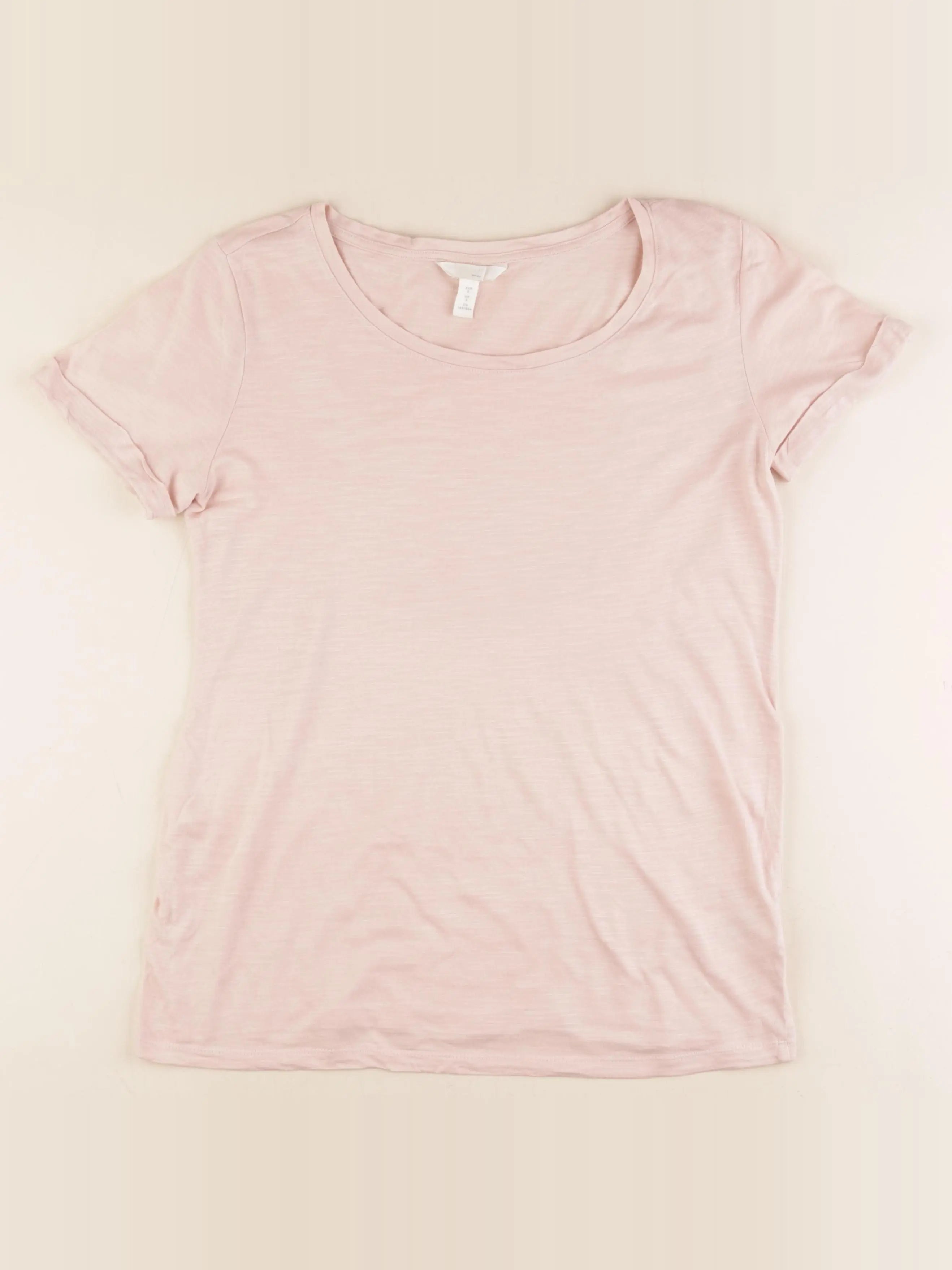 H&M - tee-shirt grossesse rose - s