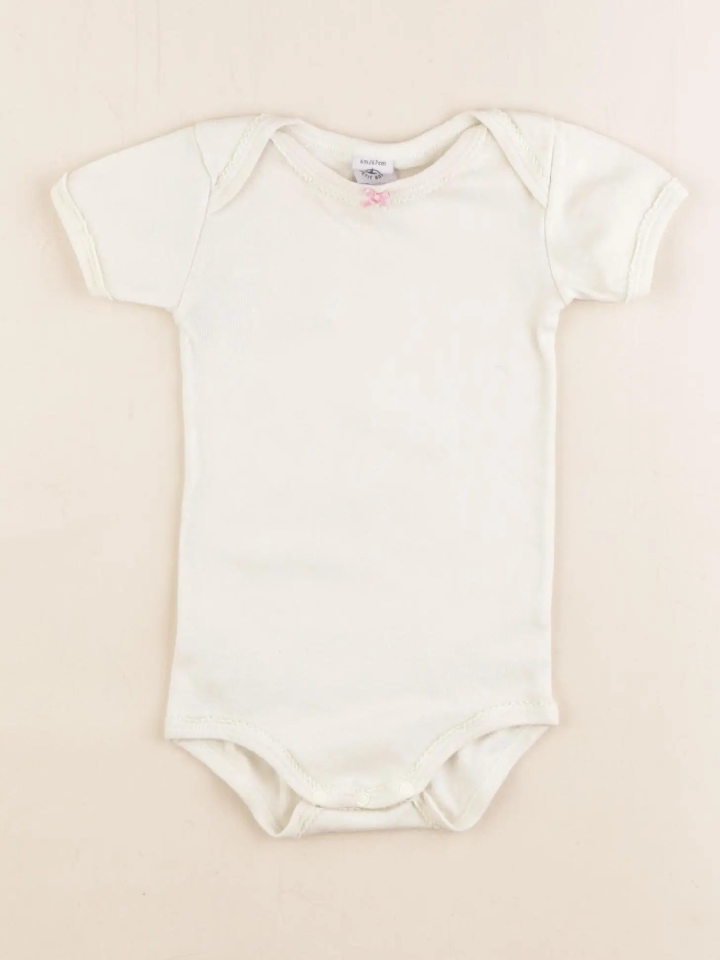 Petit Bateau - body jaune - 6 mois