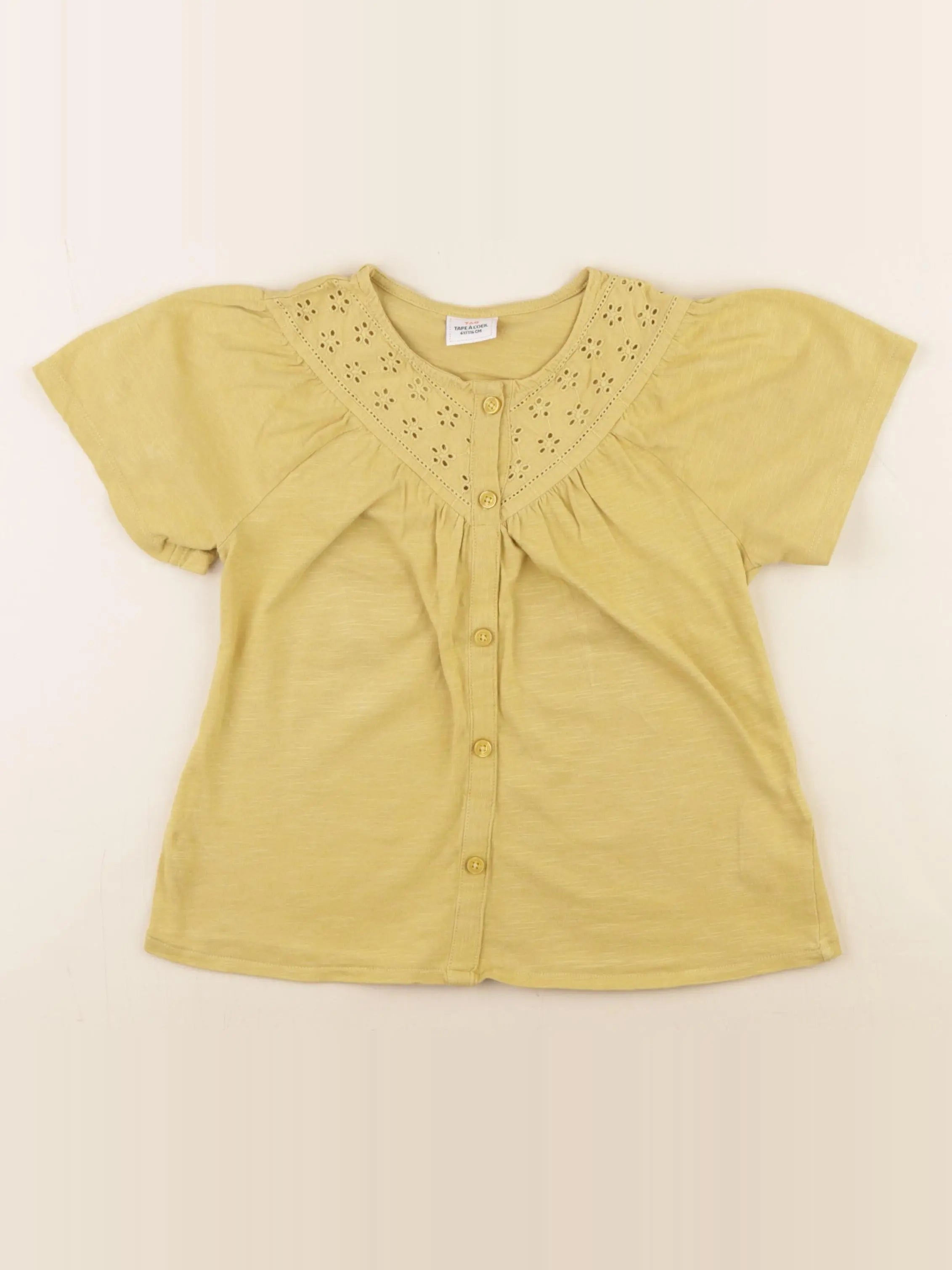 Tape à l'oeil - tee-shirt jaune - 6 ans
