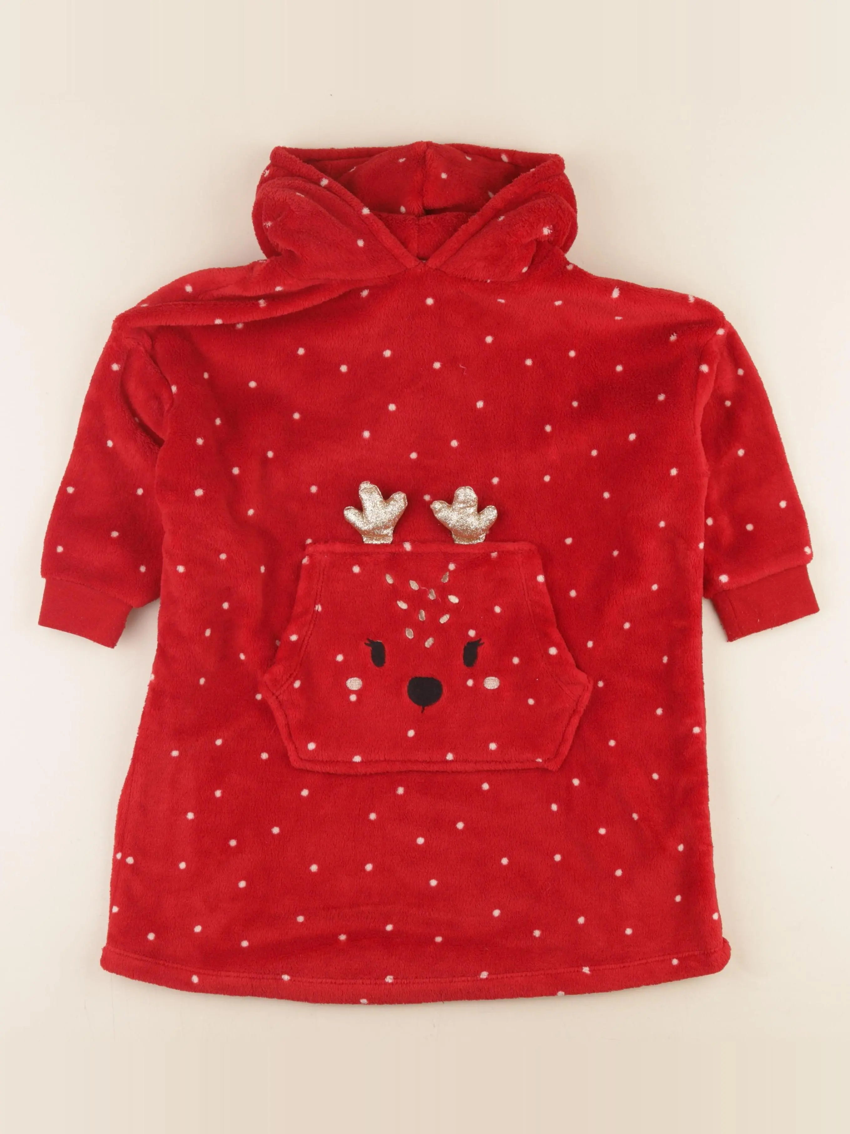 Vertbaudet - sur-pyjama rouge - 6 ans