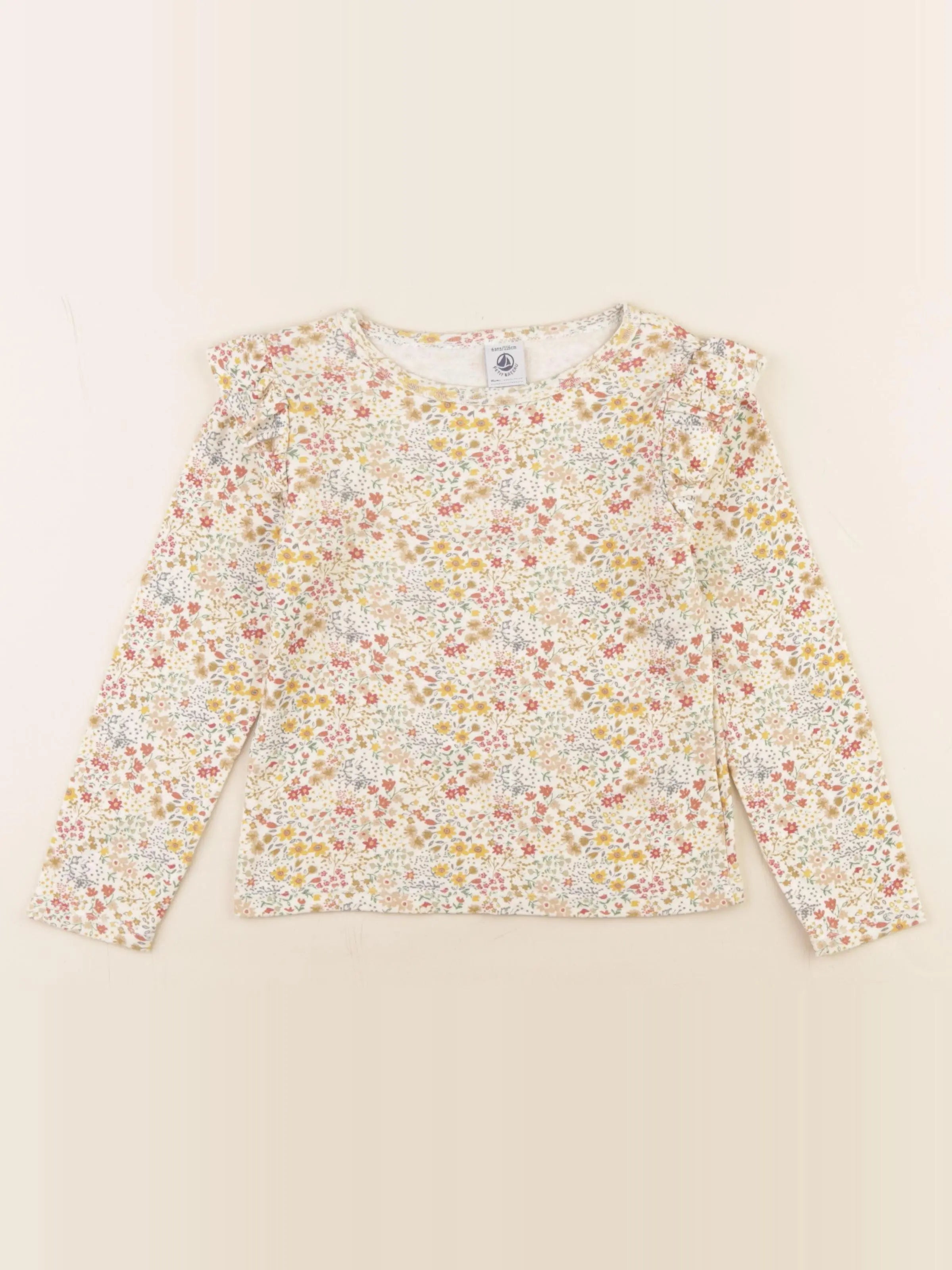 Petit Bateau - tee-shirt multicolore - 6 ans