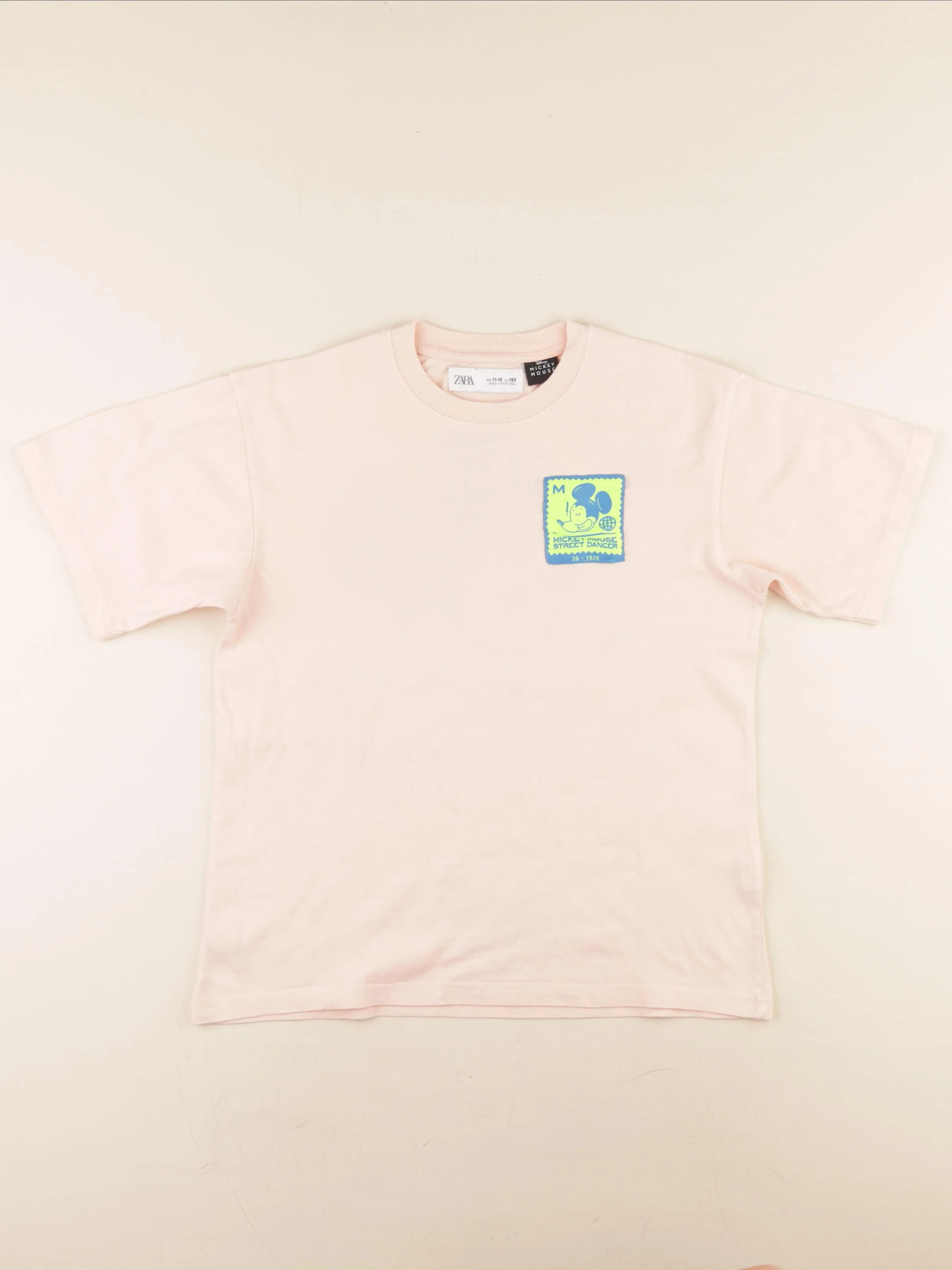 Zara - tee-shirt imprimé au dos rose - 11/12 ans