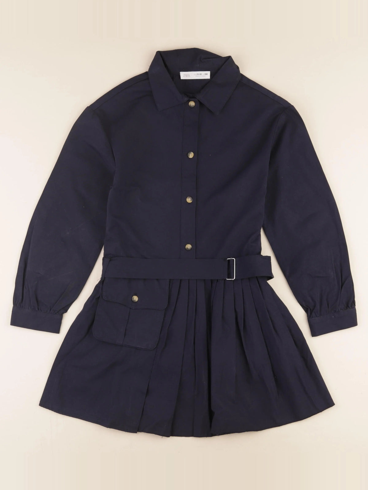 Zara - trench bleu - 11/12 ans