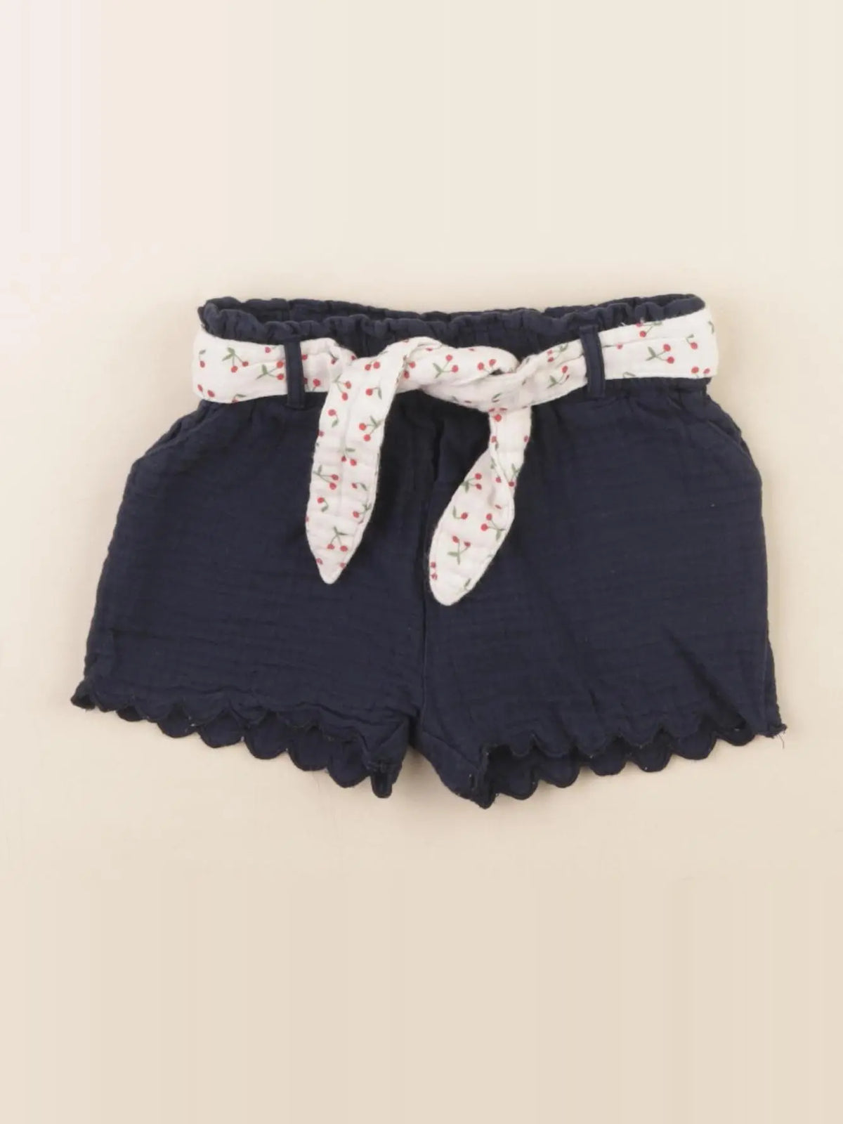 Vertbaudet - short bleu - 12 mois