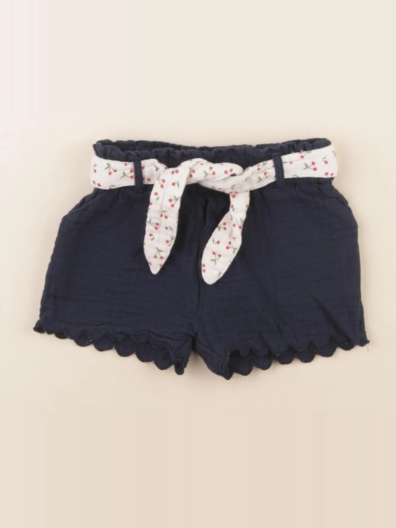 Vertbaudet - short bleu - 12 mois