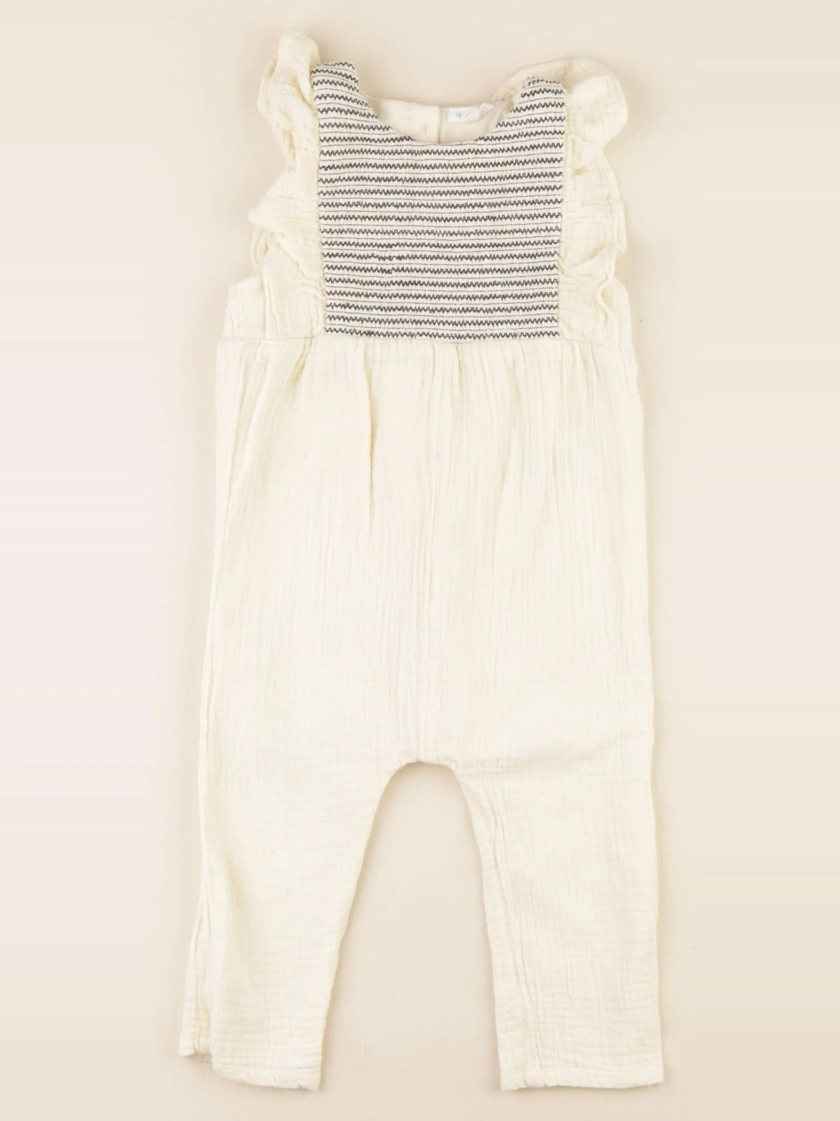 Vertbaudet - combinaison beige - 24 mois