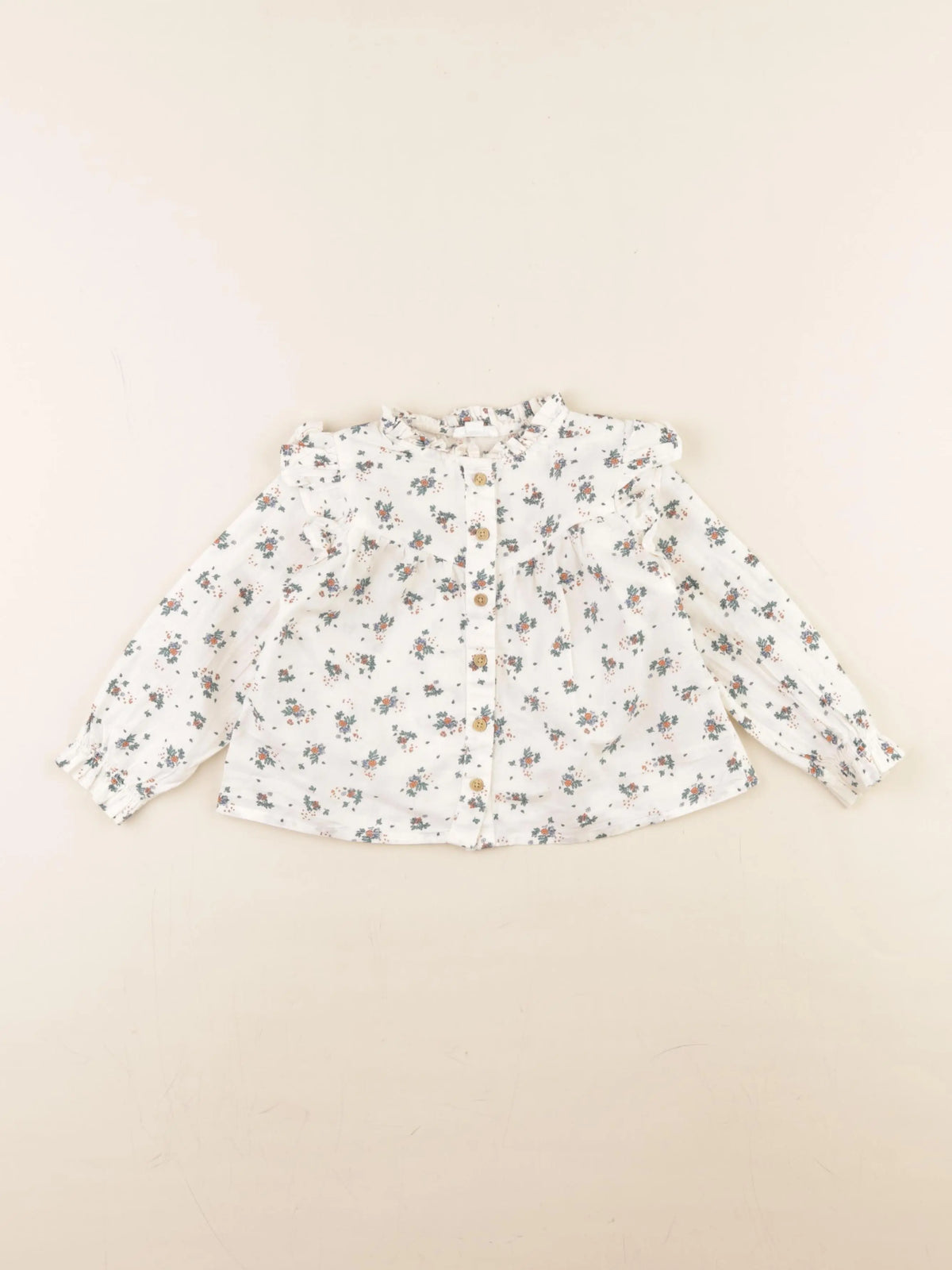 Vertbaudet - blouse blanc - 18 mois