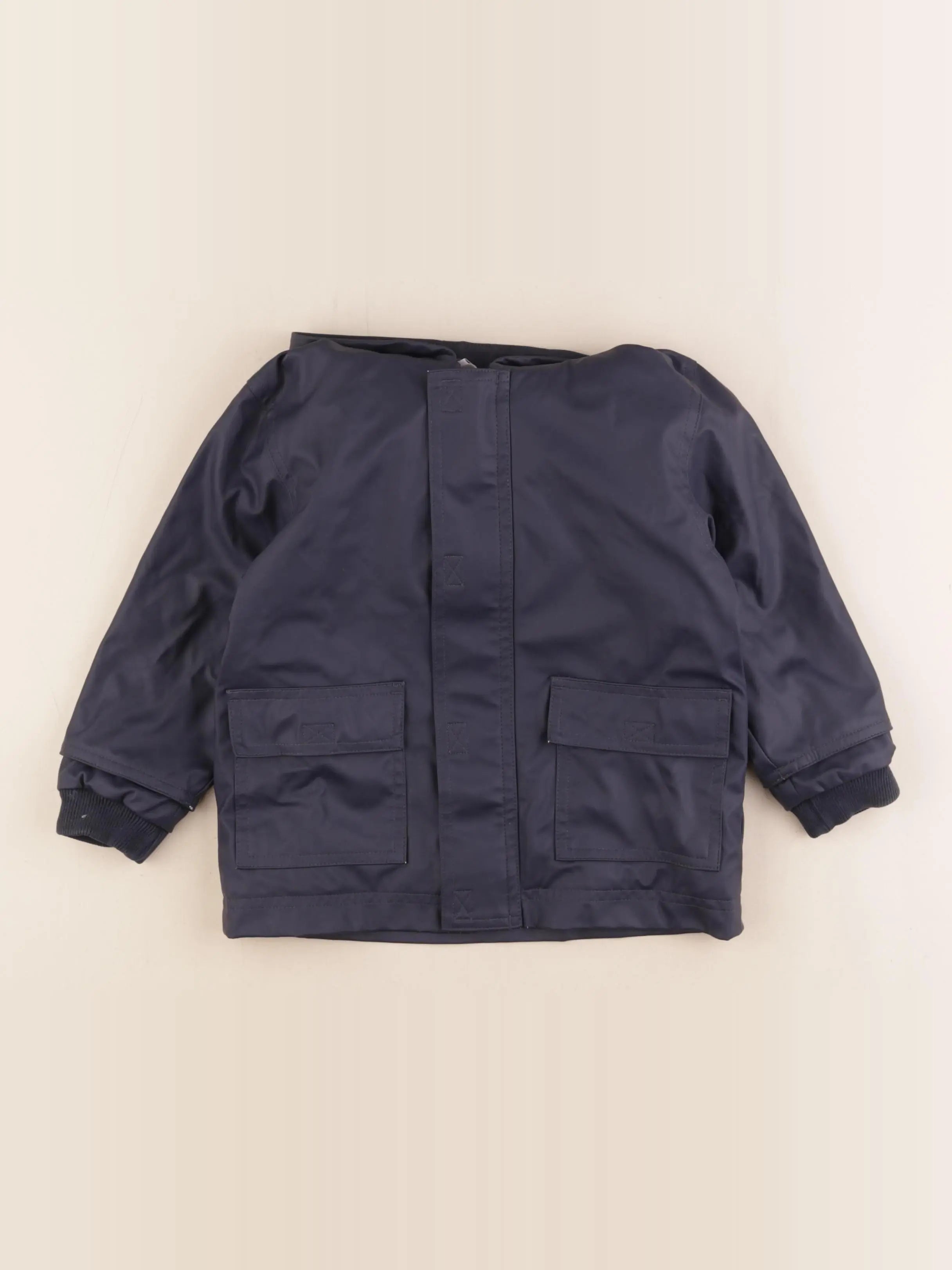 Petit Bateau - imperméable bleu - 24 mois