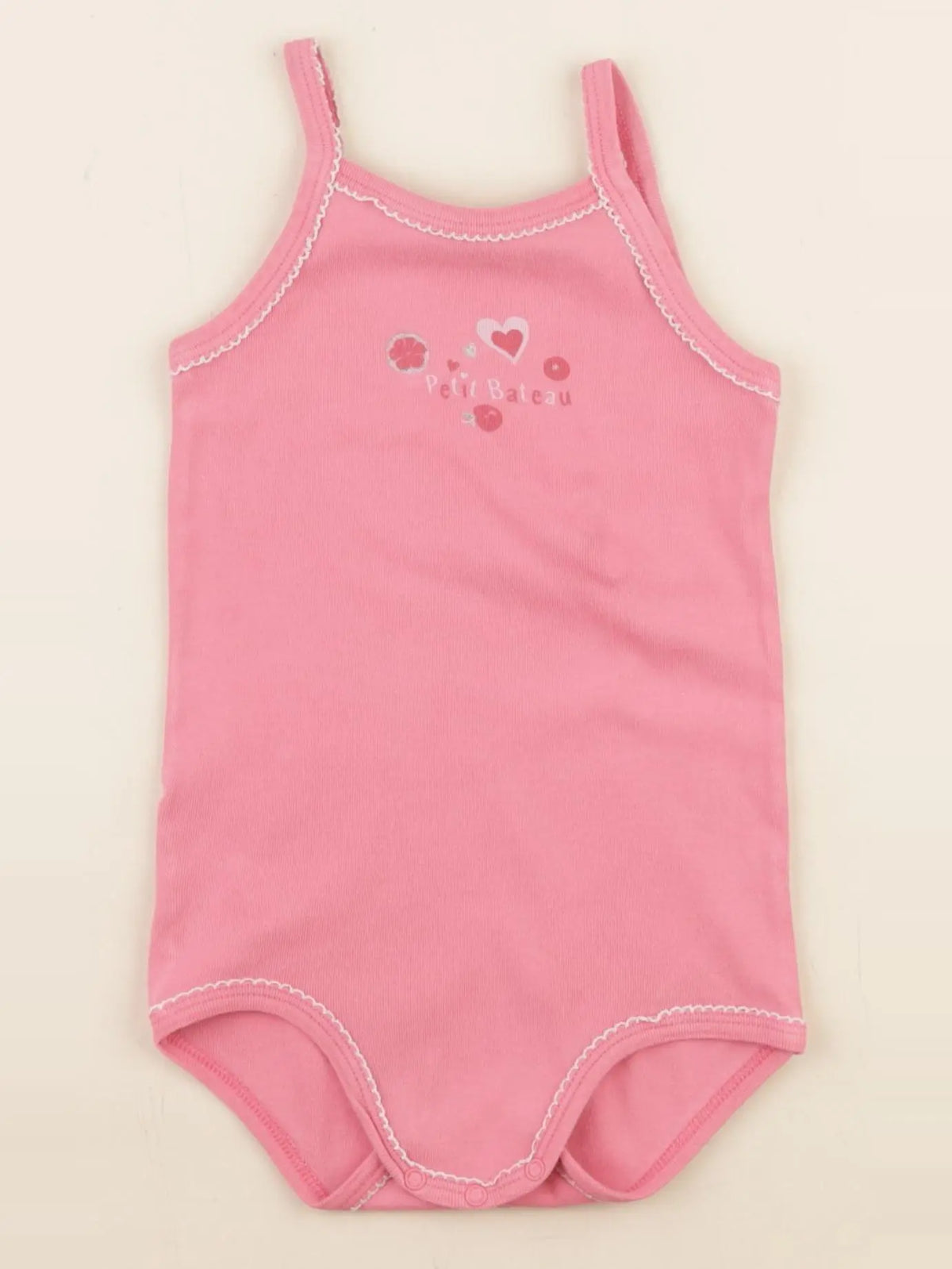 Petit Bateau - body rose - 36 mois