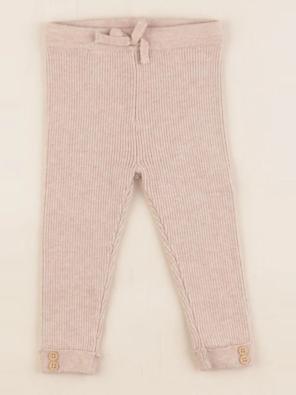 Vertbaudet - legging beige - 9 mois