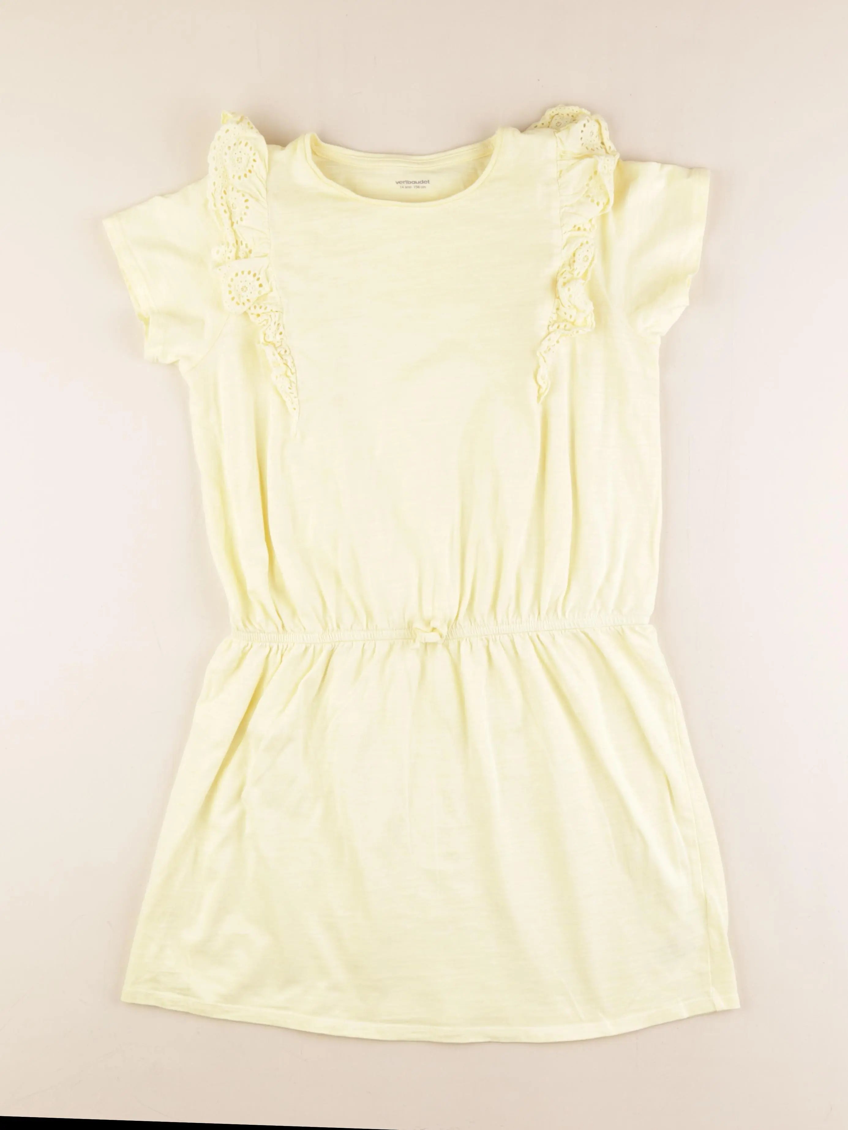 Vertbaudet - robe jaune - 14 ans