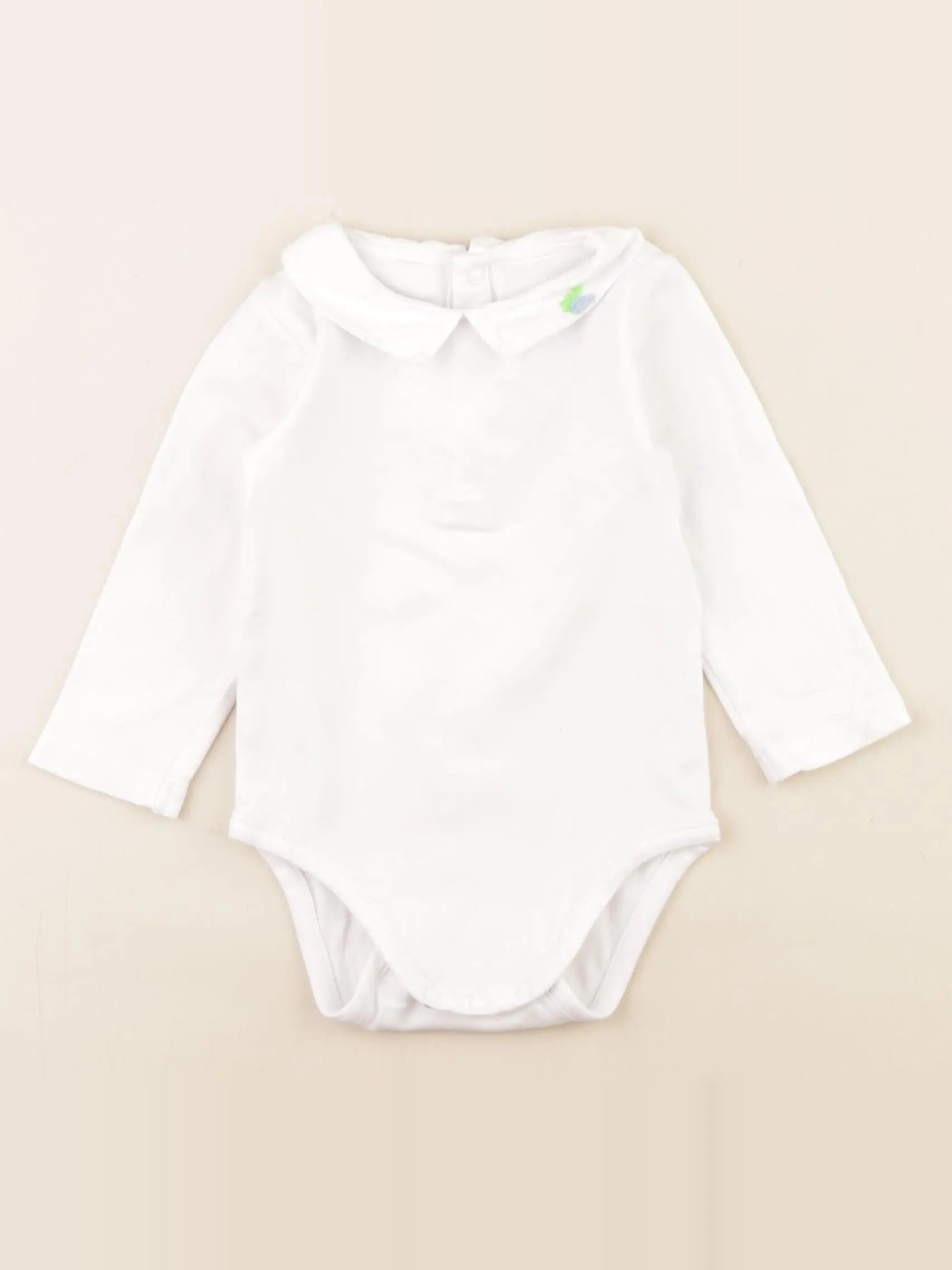 Jacadi - body à col blanc - 12 mois