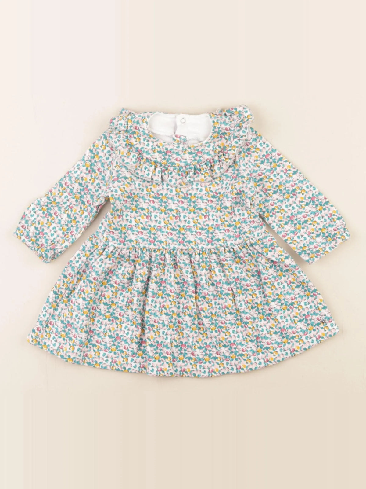Petit Bateau - robe multicolore - 6 mois