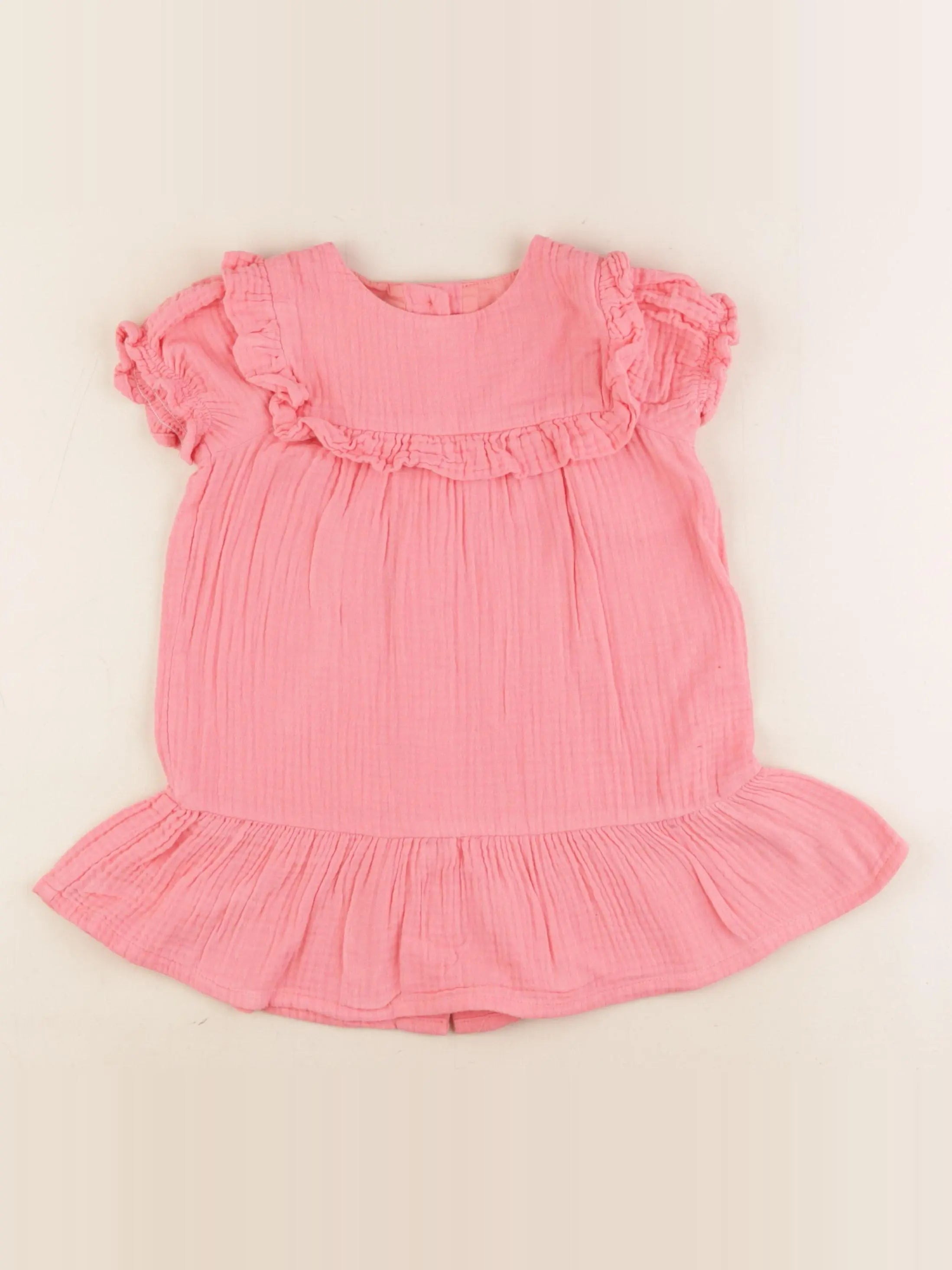 Vertbaudet - robe rose - 36 mois