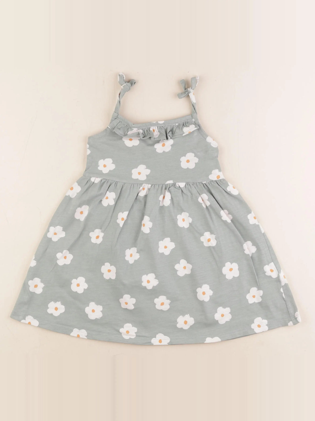 Vertbaudet - robe vert - 3 ans
