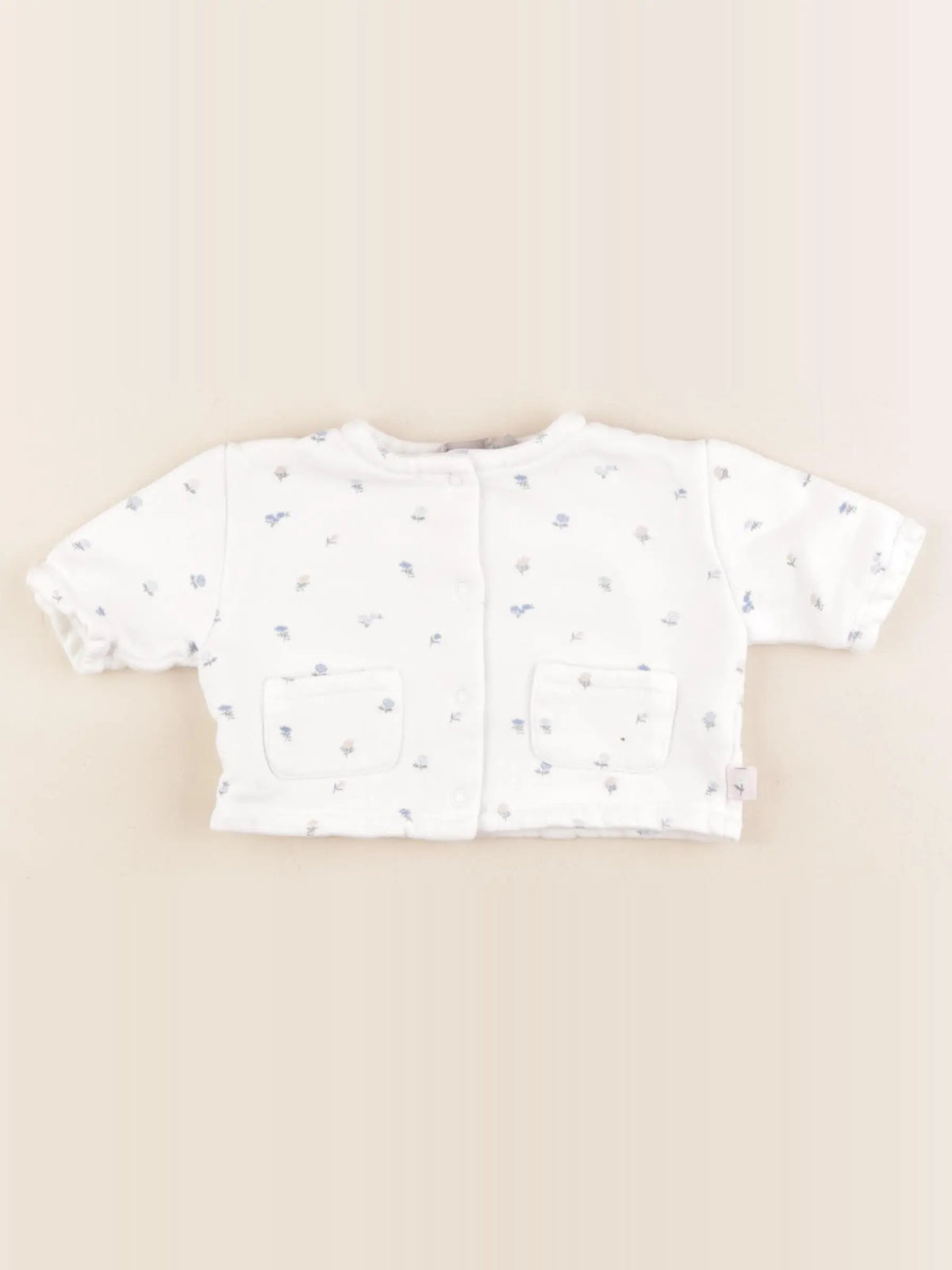 Boutchou - sweat blanc - 1 mois