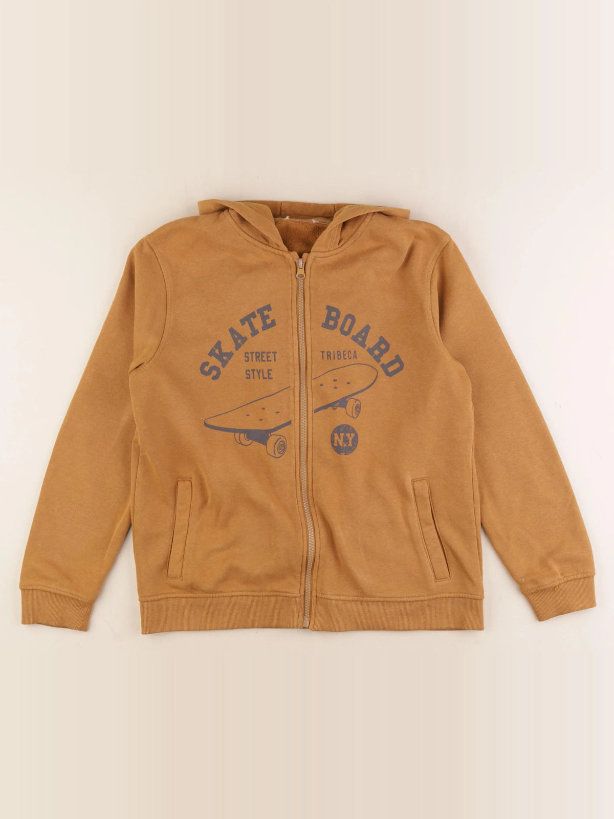 Vertbaudet - sweat jaune - 14 ans