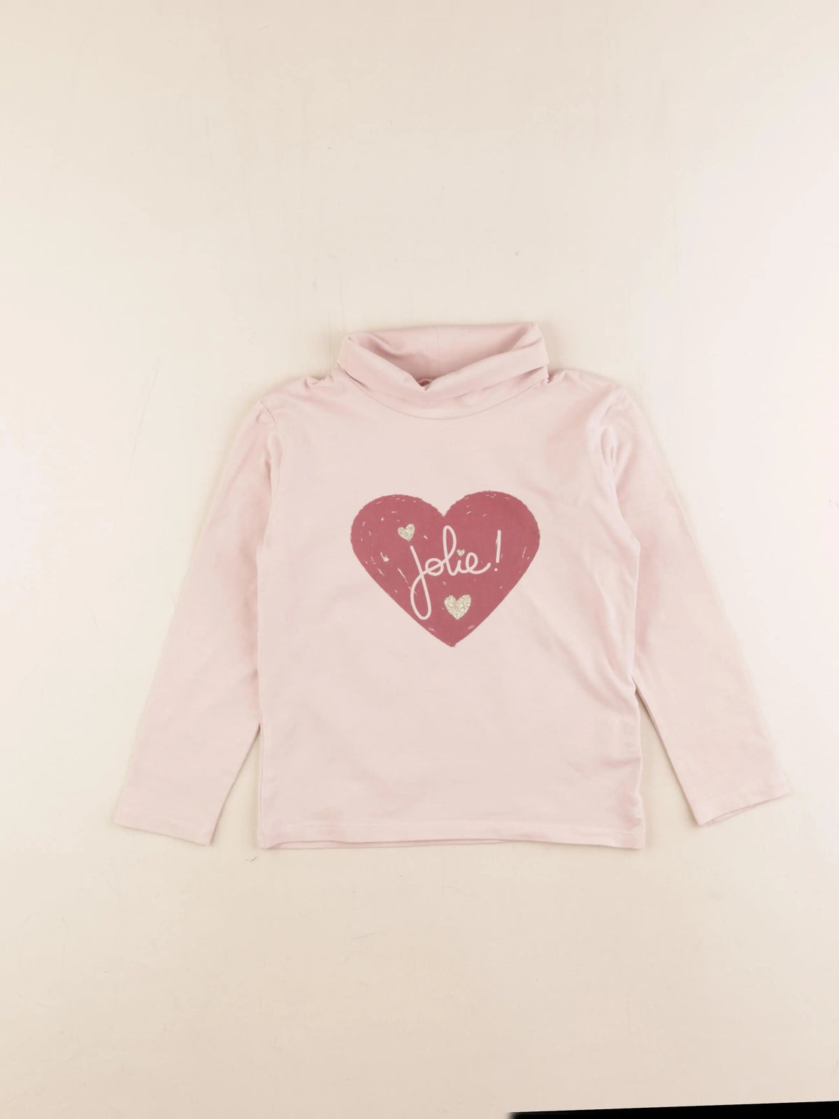 Vertbaudet - sous-pull rose - 5 ans