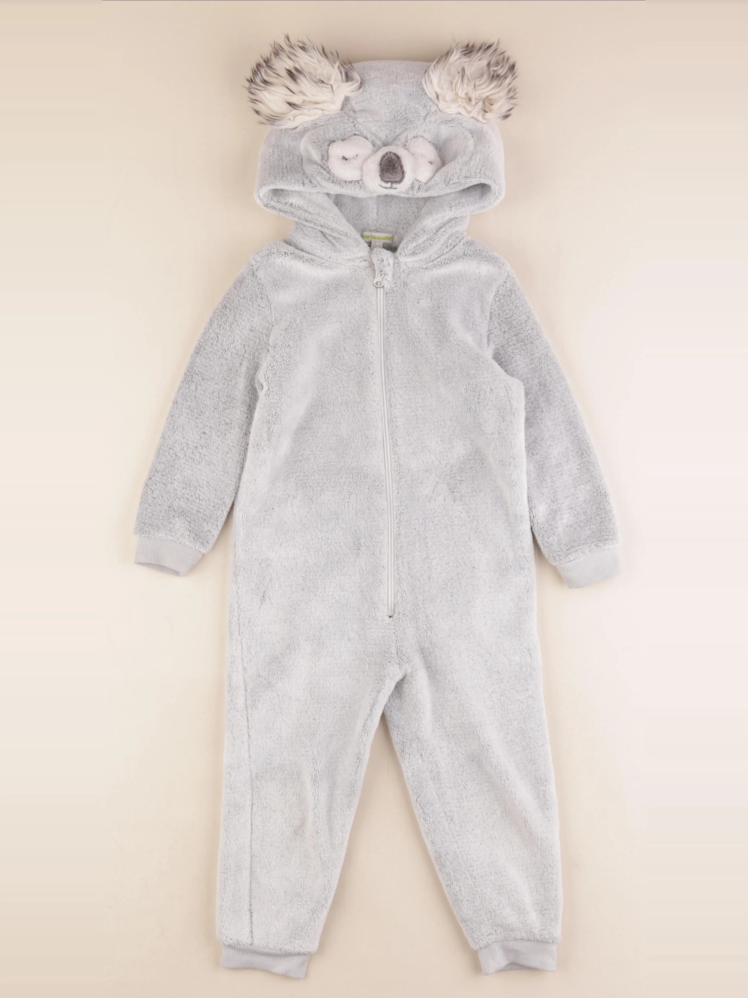 Vertbaudet - sur-pyjama gris - 4 ans