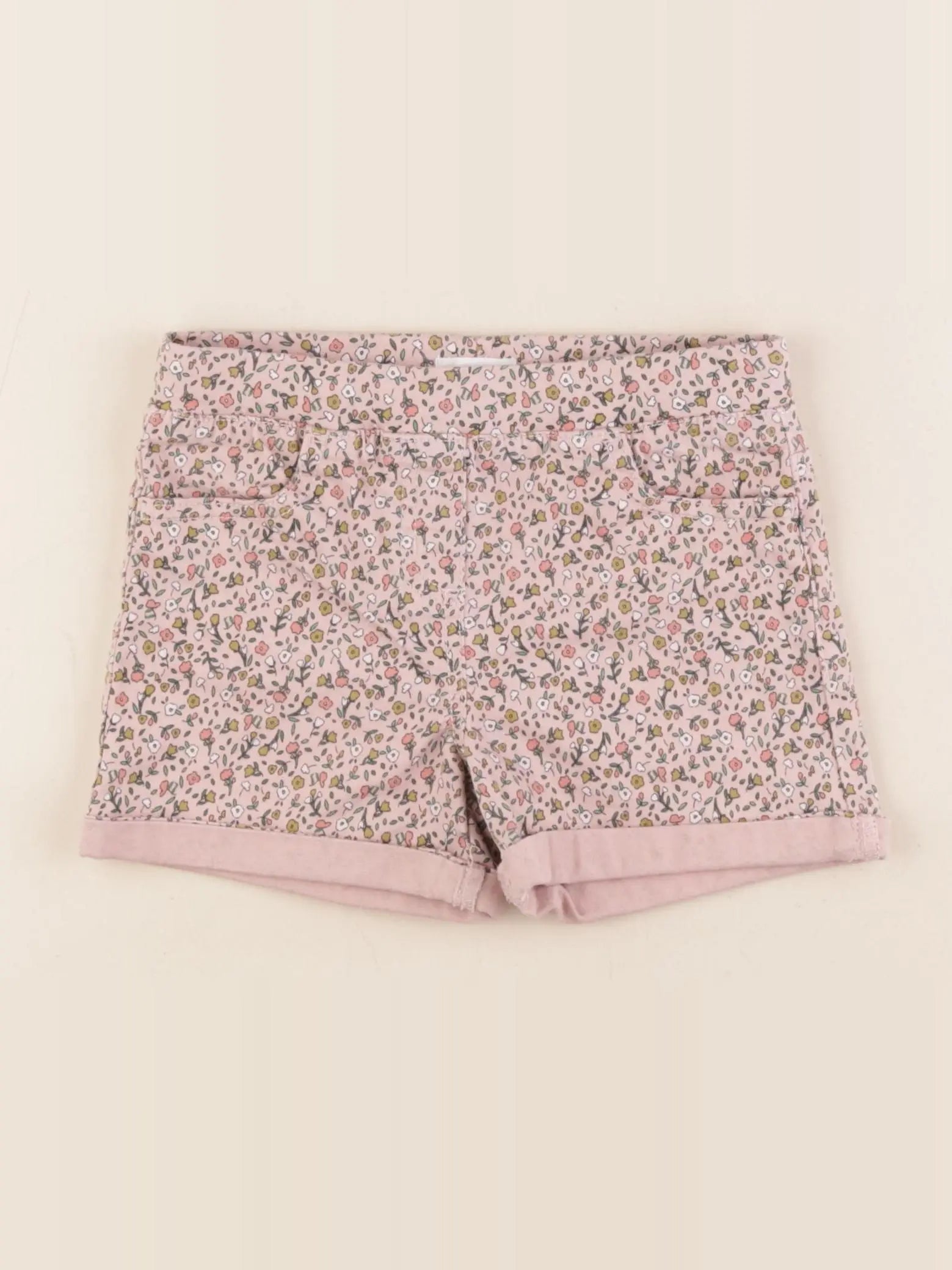 Vertbaudet - short rose - 7 ans