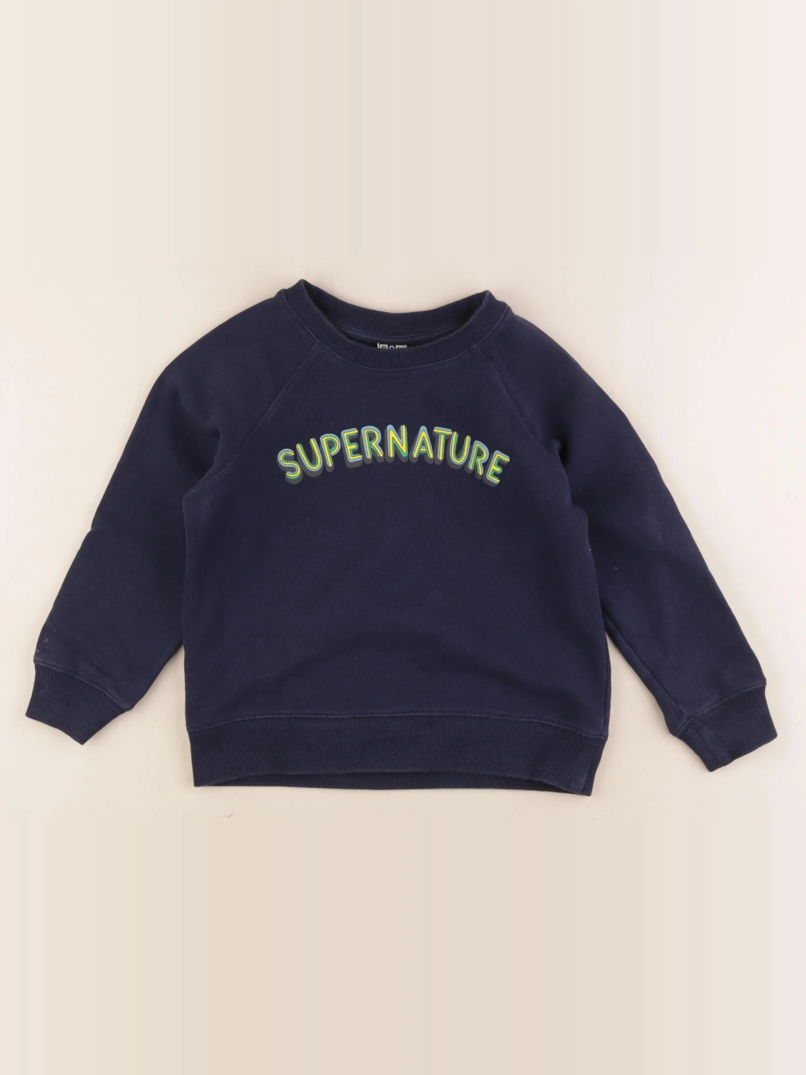 Bonton - sweat bleu - 4 ans