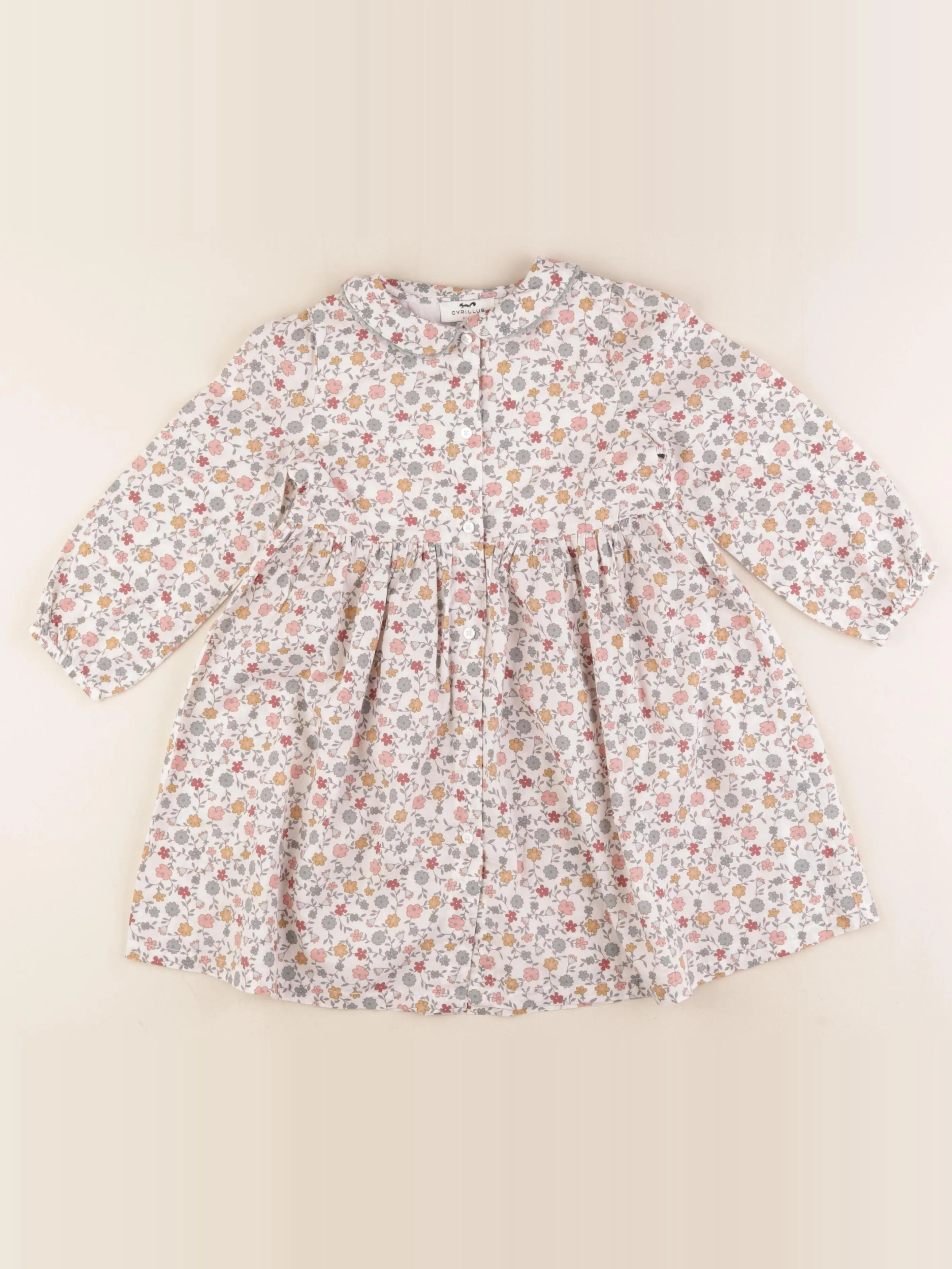Cyrillus - robe blanc - 36 mois
