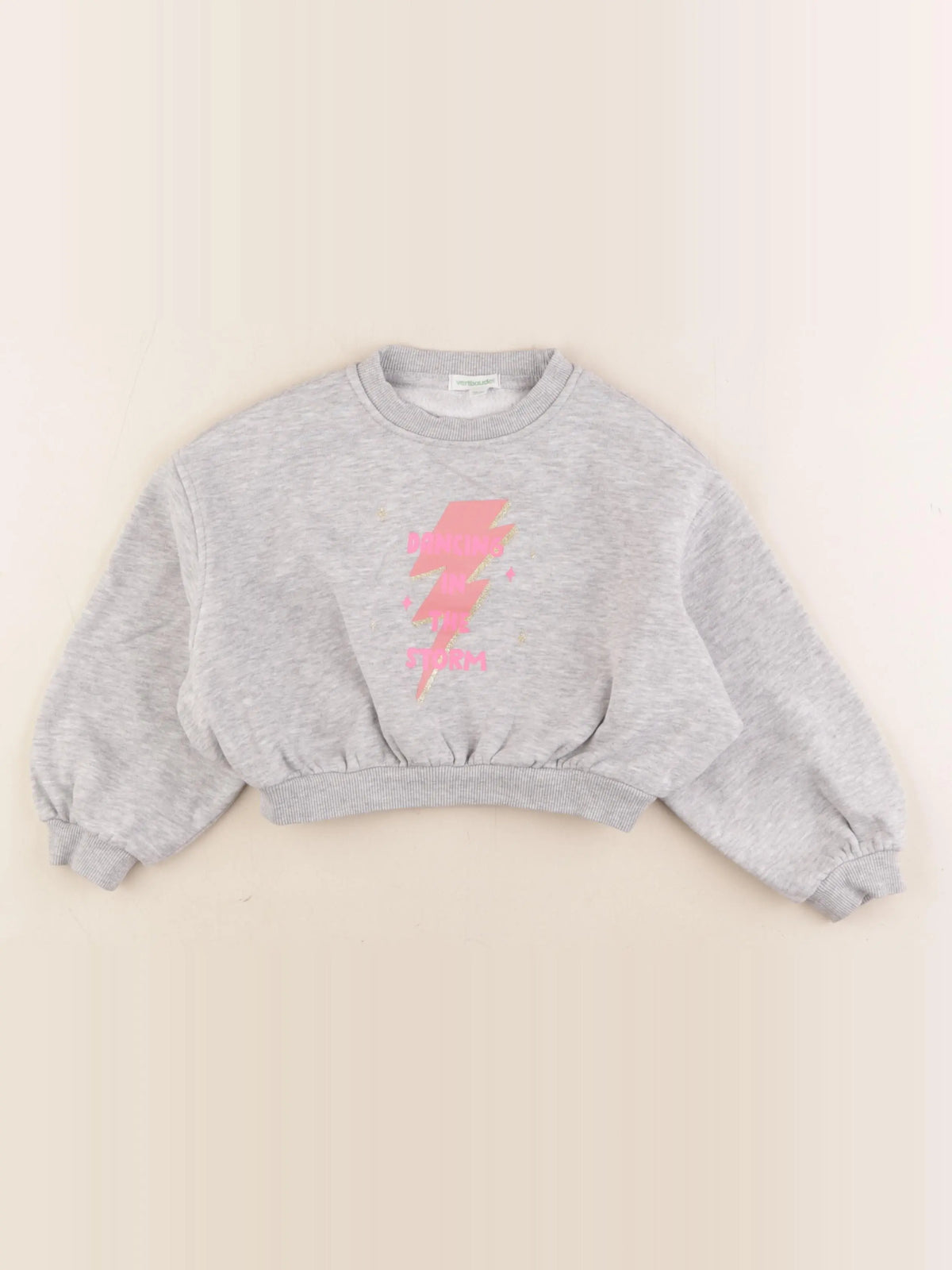 Vertbaudet - sweat gris - 4 ans