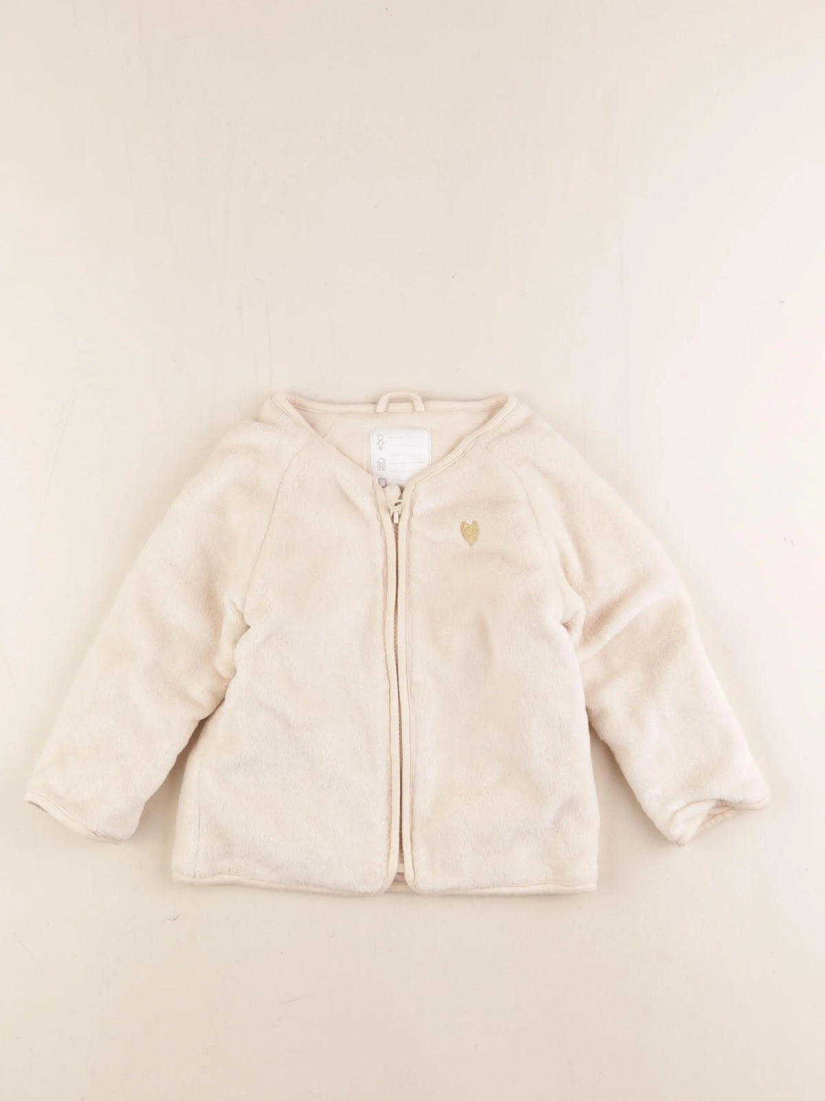 Vertbaudet - polaire beige - 36 mois