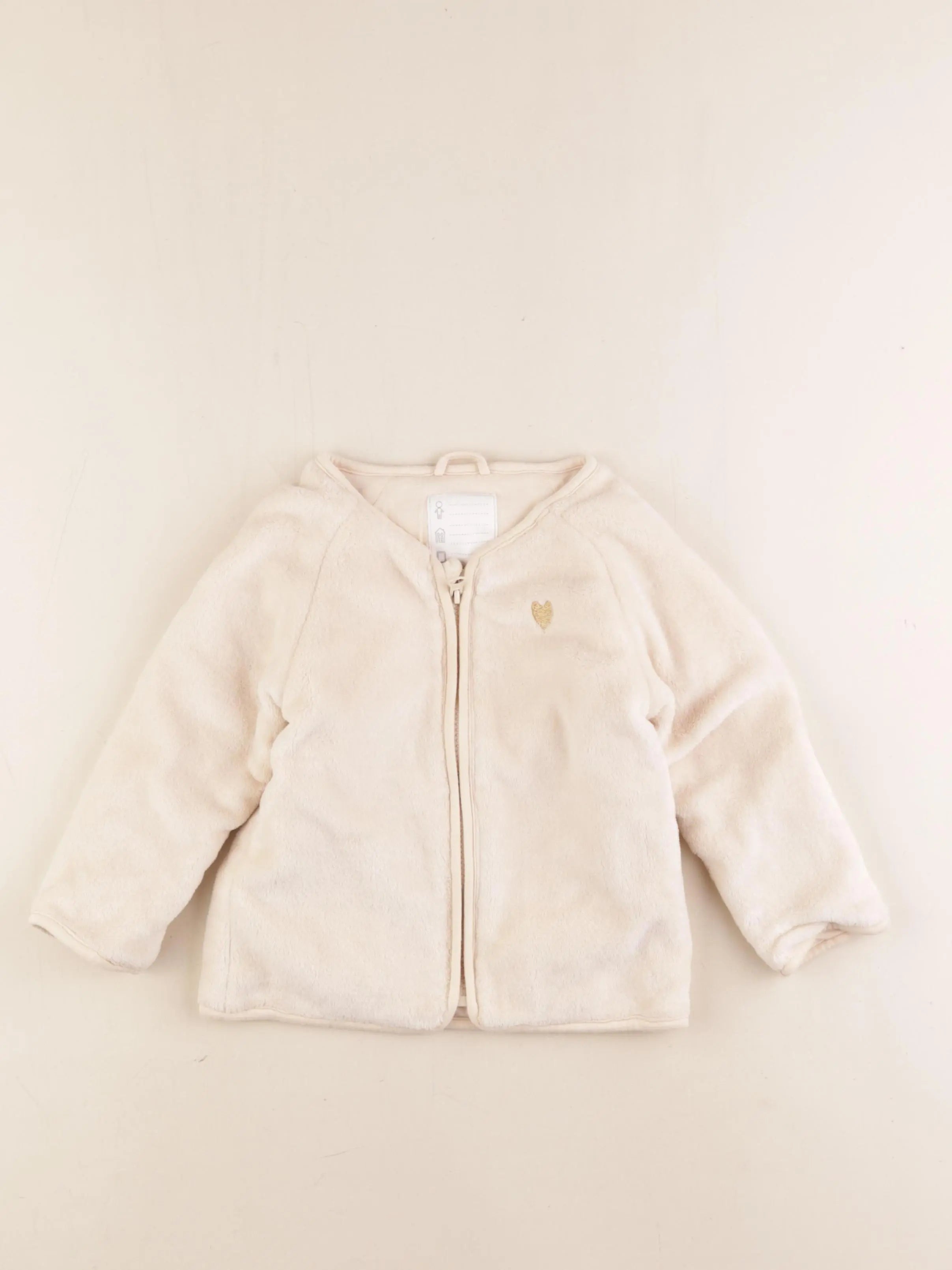 Vertbaudet - polaire beige - 36 mois
