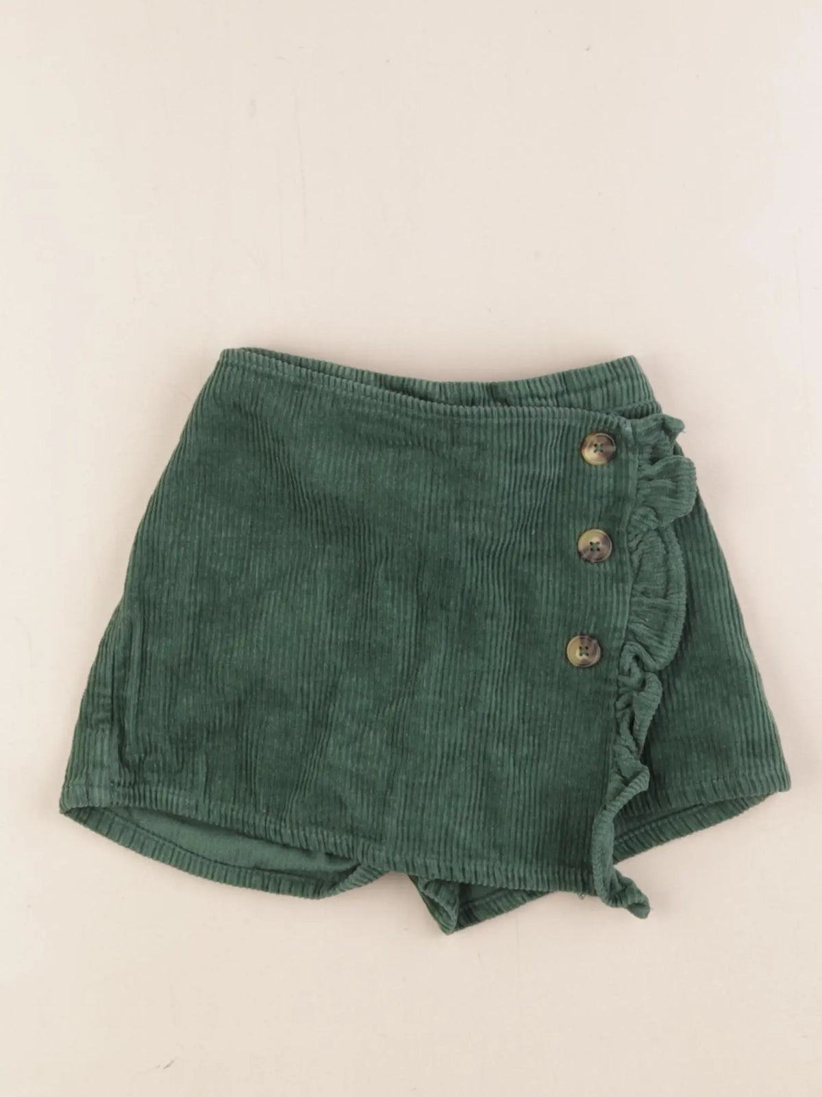 Vertbaudet - jupe short vert - 4 ans