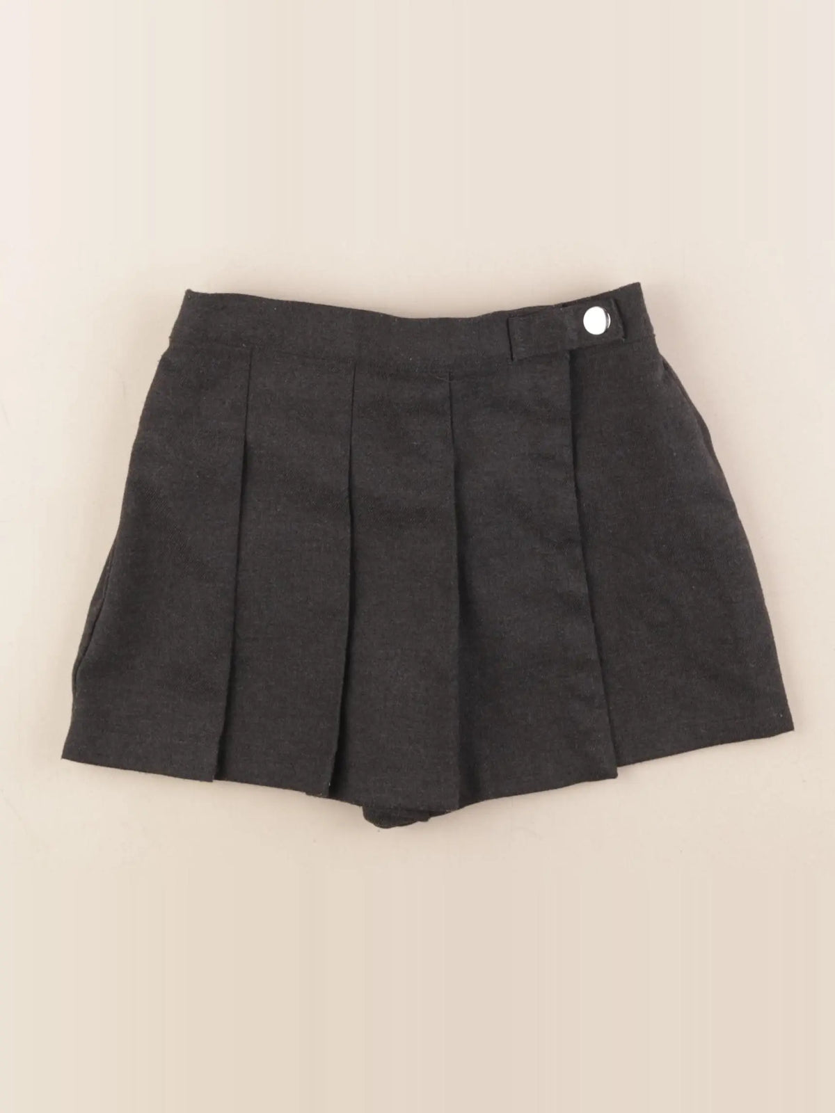Vertbaudet - jupe short gris - 7 ans