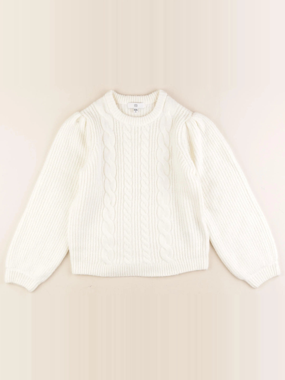 La Redoute - pull blanc - 10 ans