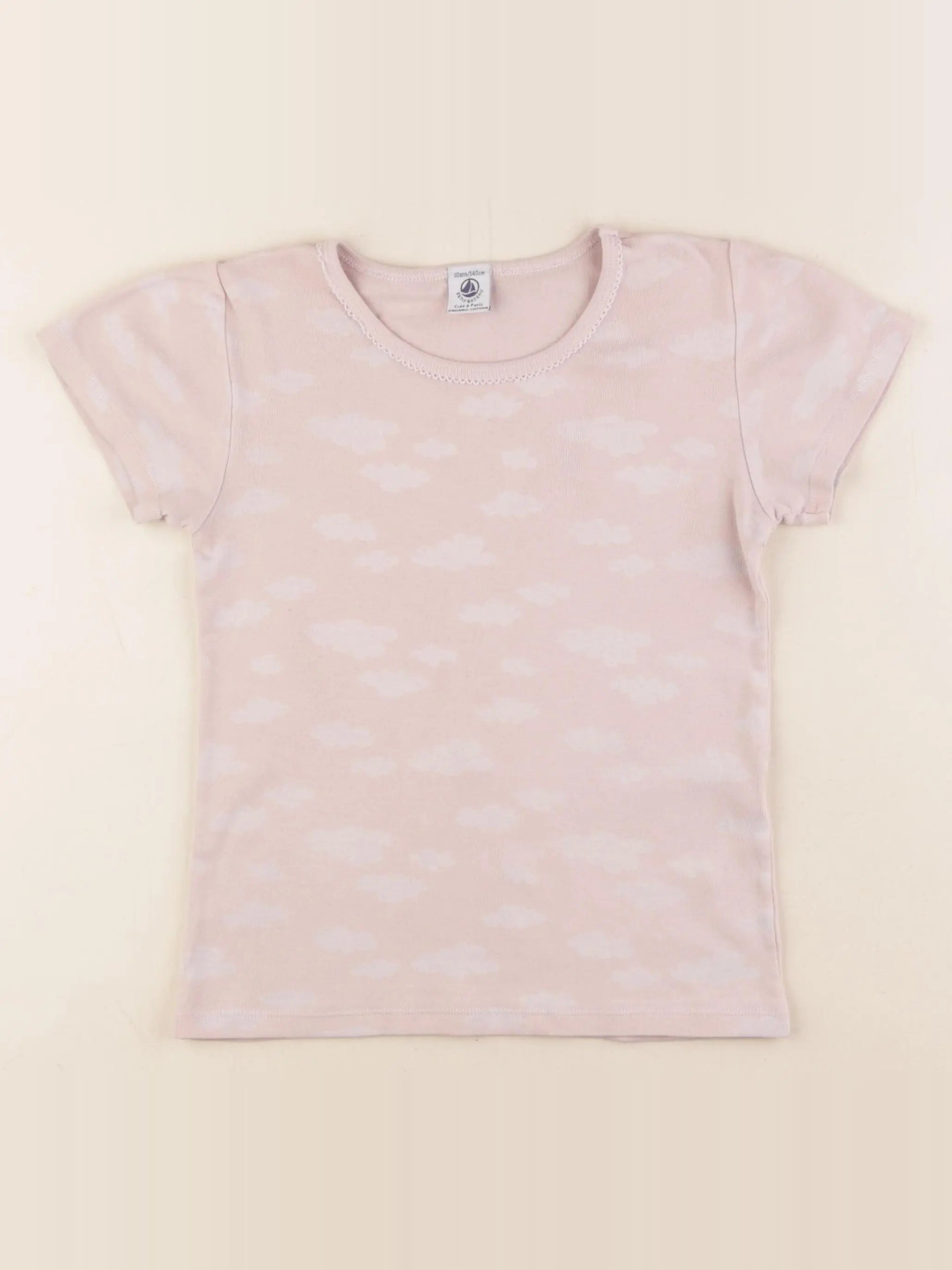 Petit Bateau - maillot de corps rose - 10 ans