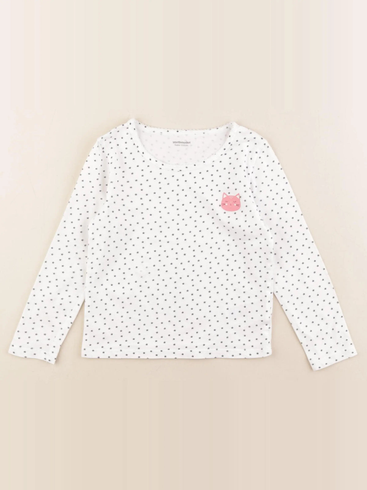 Vertbaudet - maillot de corps blanc - 5 ans