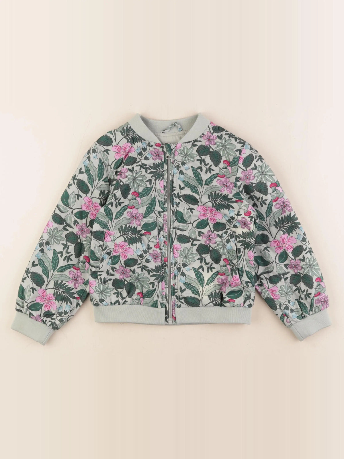 Vertbaudet - veste vert - 6 ans