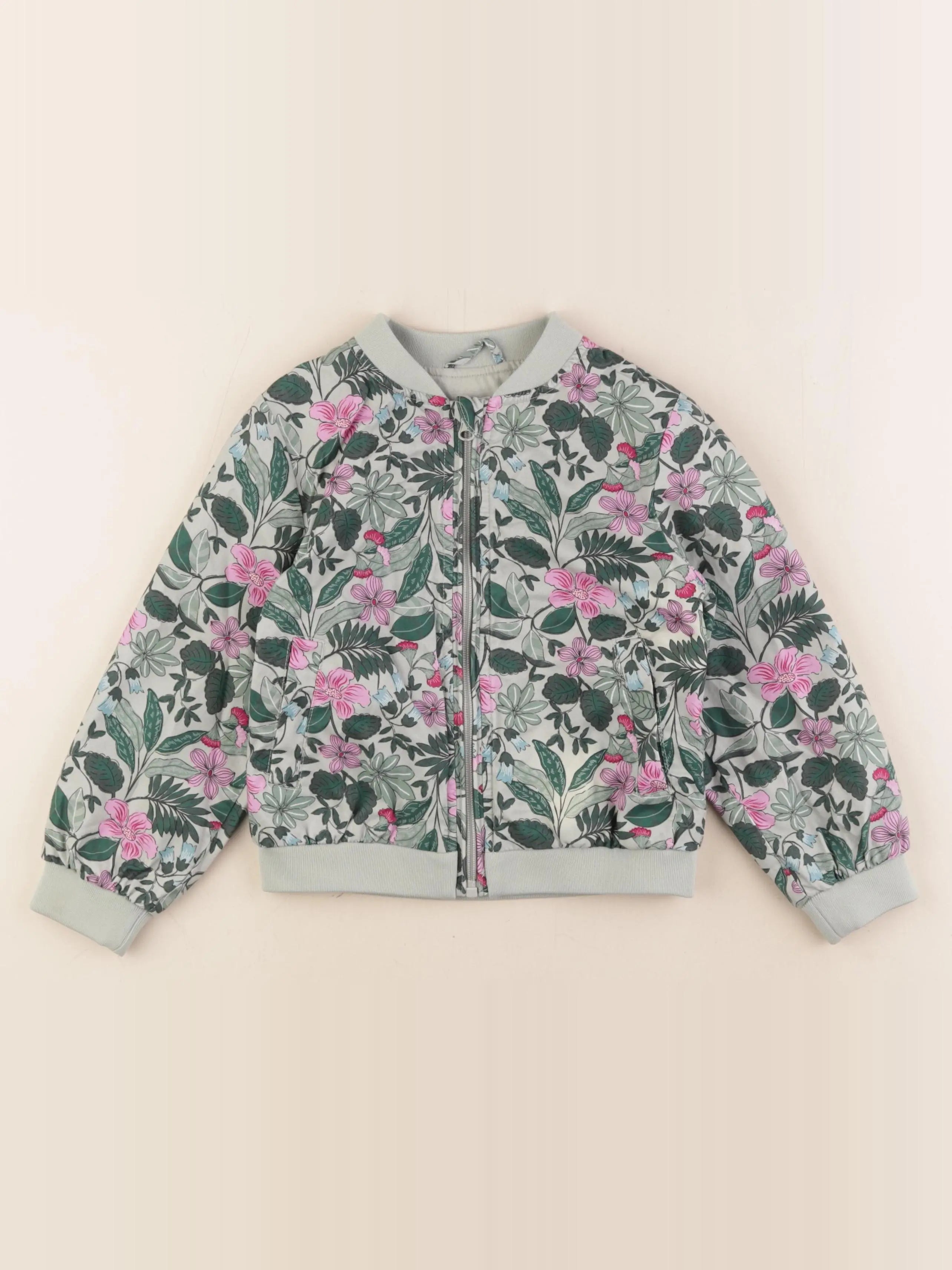 Vertbaudet - veste vert - 6 ans