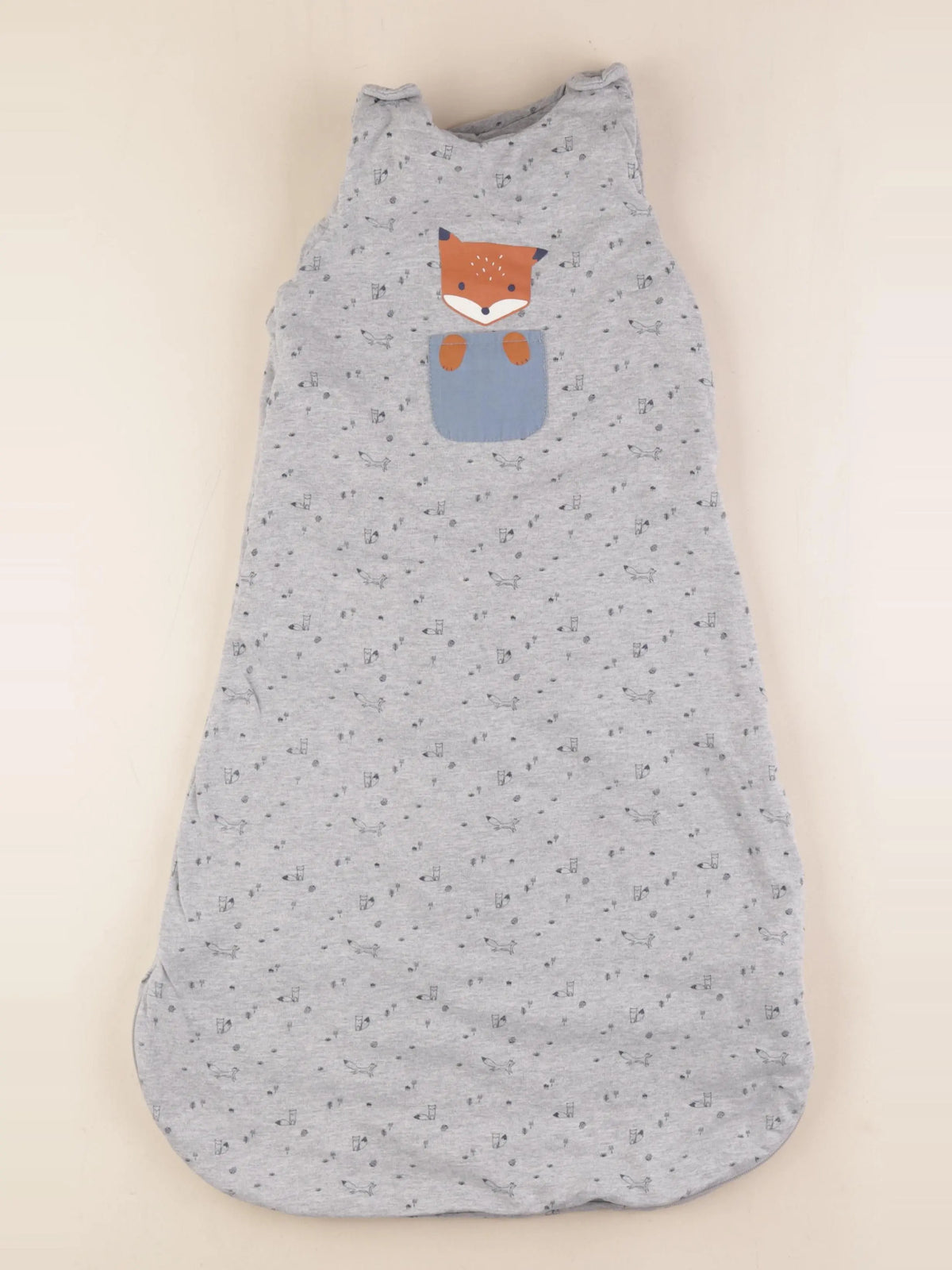 Vertbaudet - gigoteuse gris - 6/18 mois