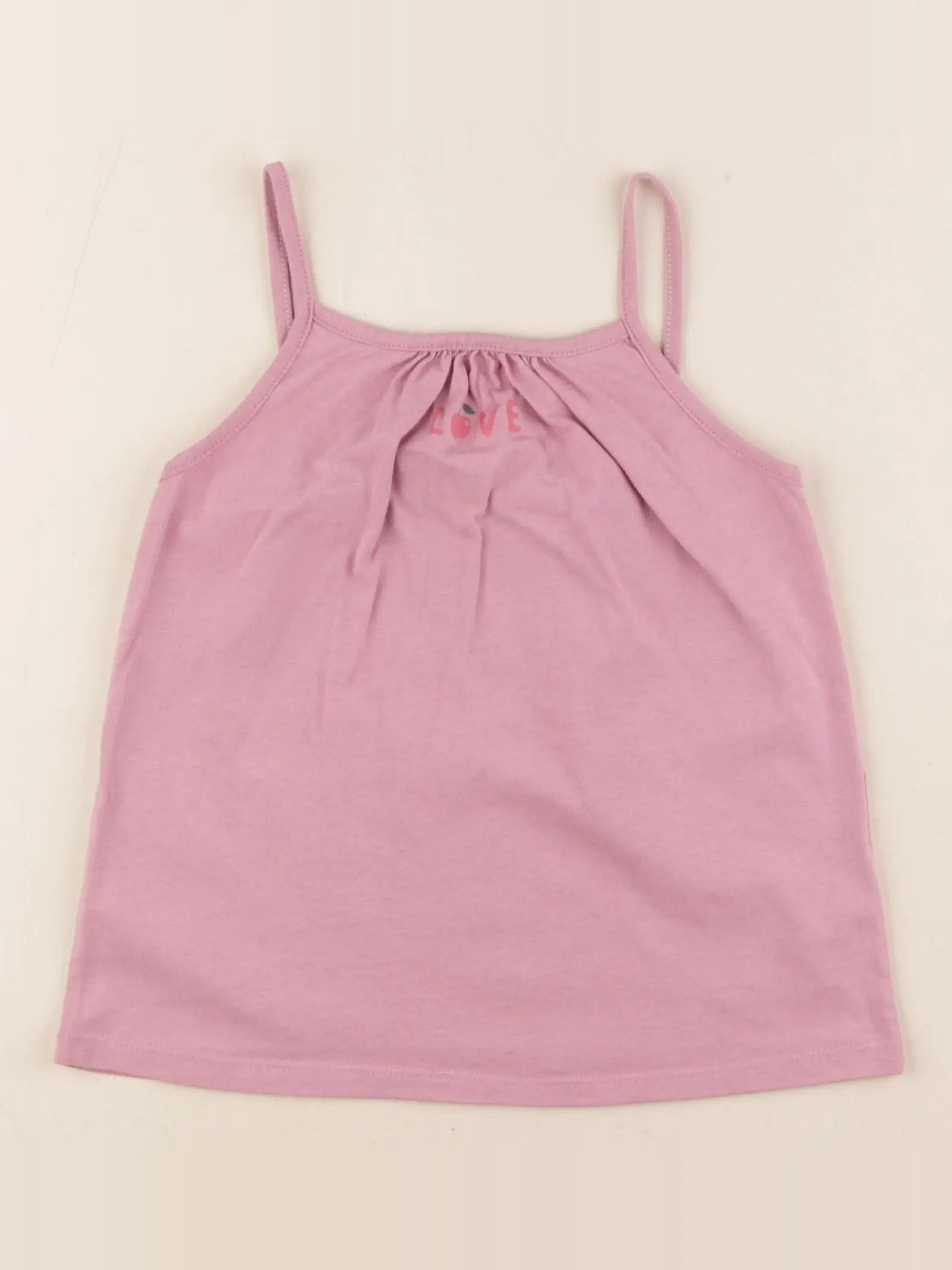 Vertbaudet - débardeur rose - 6 ans