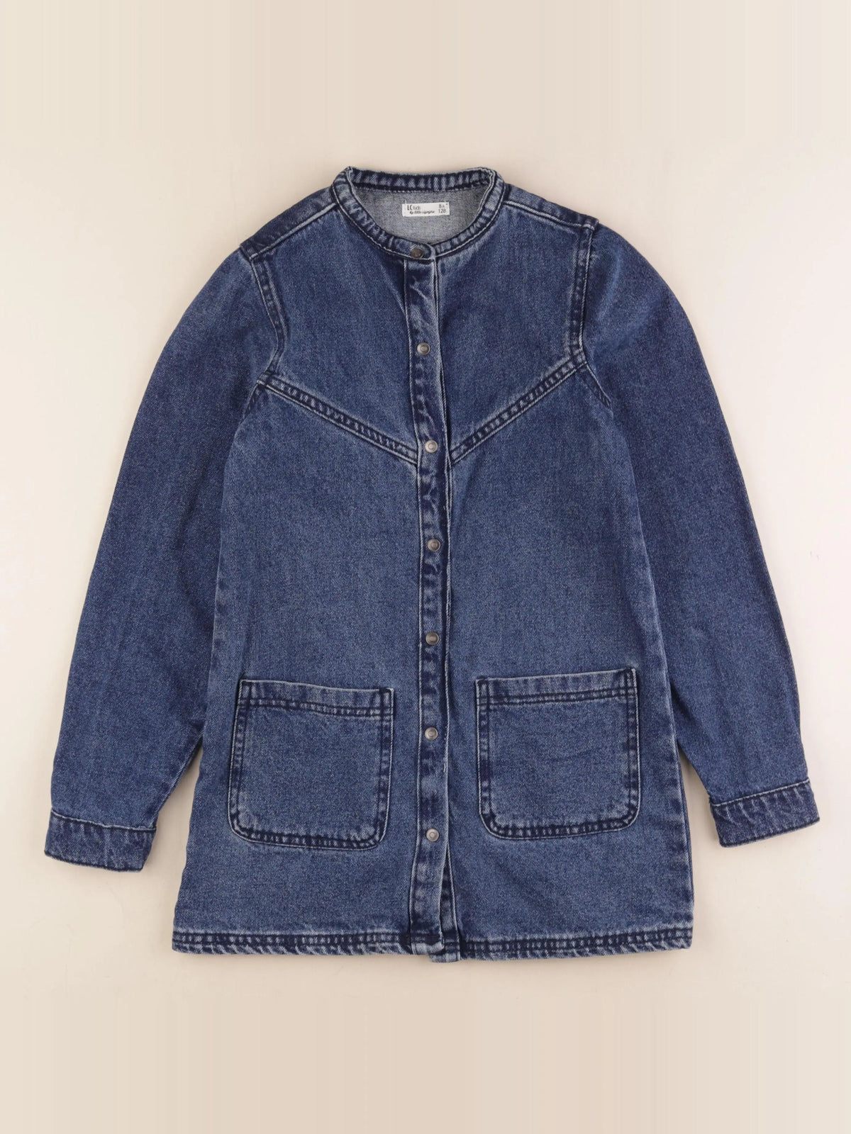 Little Cigogne - robe bleu - 8 ans