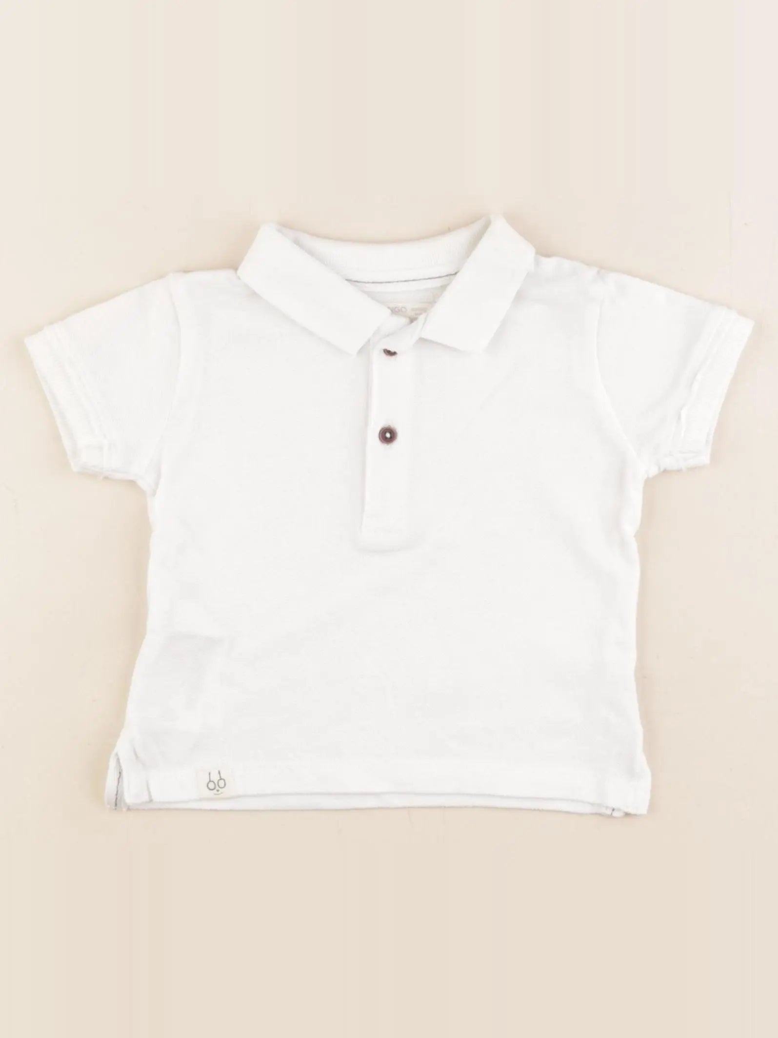 Mango - polo blanc - 9/12 mois
