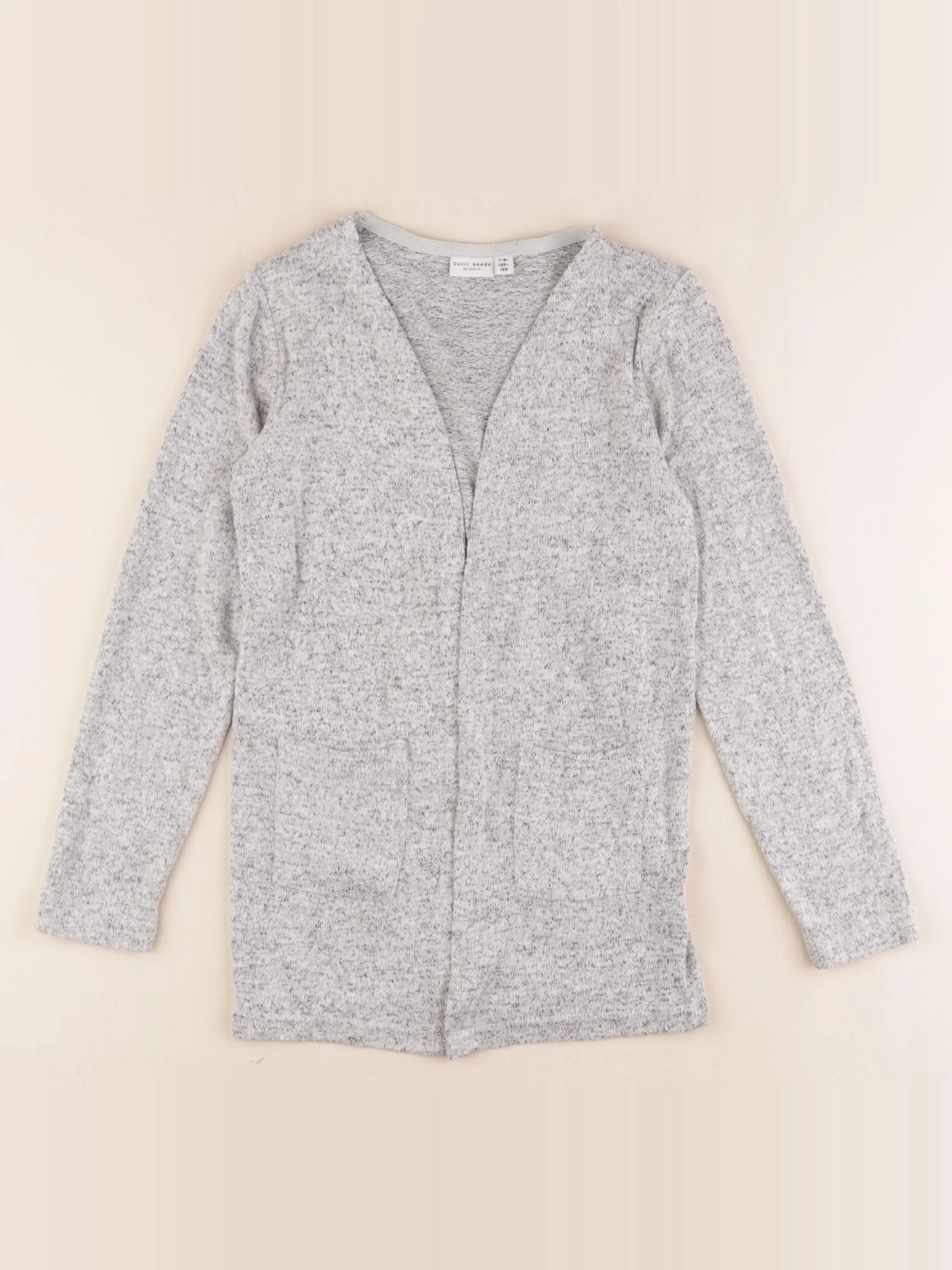 Name it - gilet gris - 7/8 ans