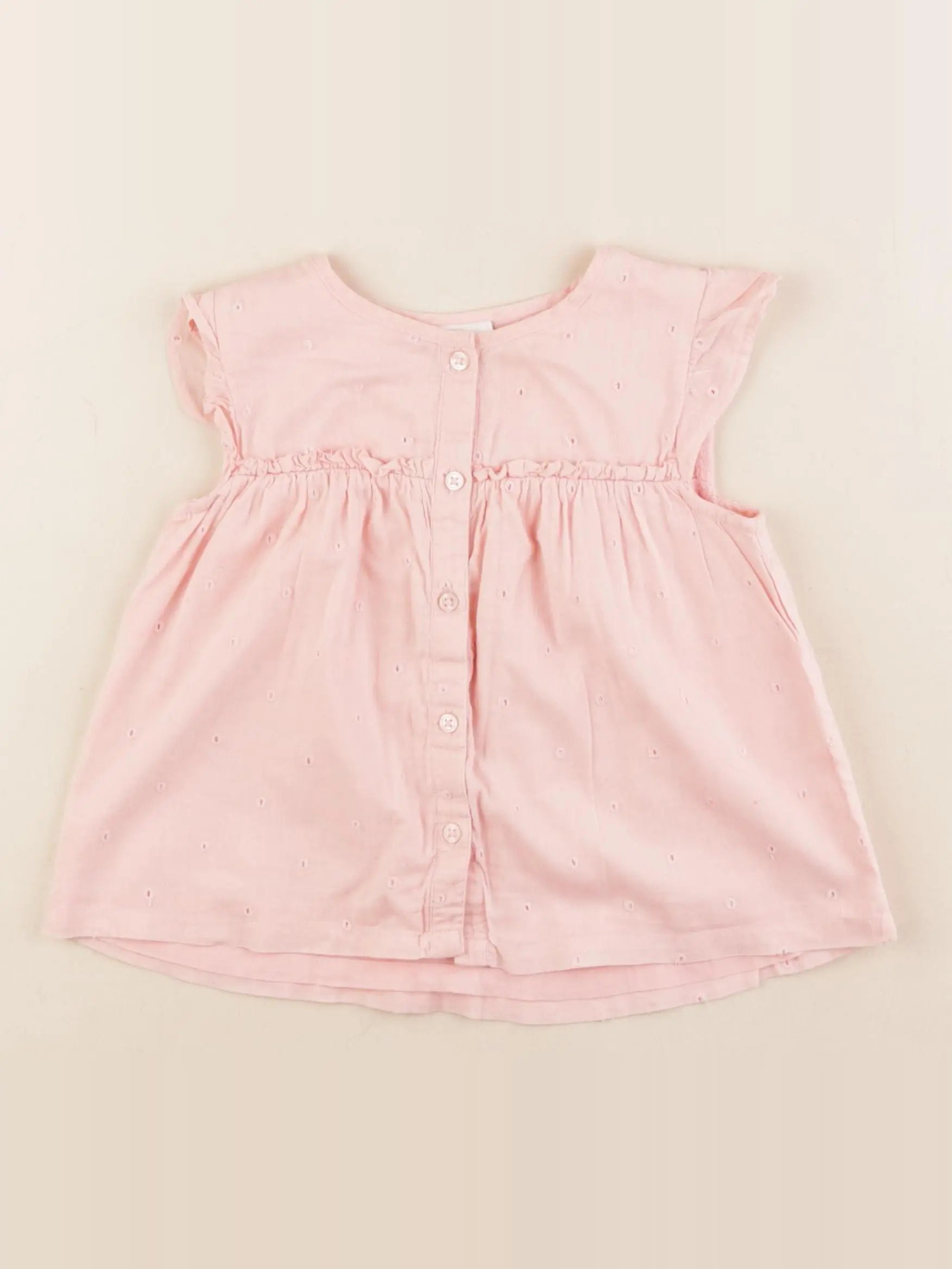 Tape à l'oeil - blouse rose - 24 mois
